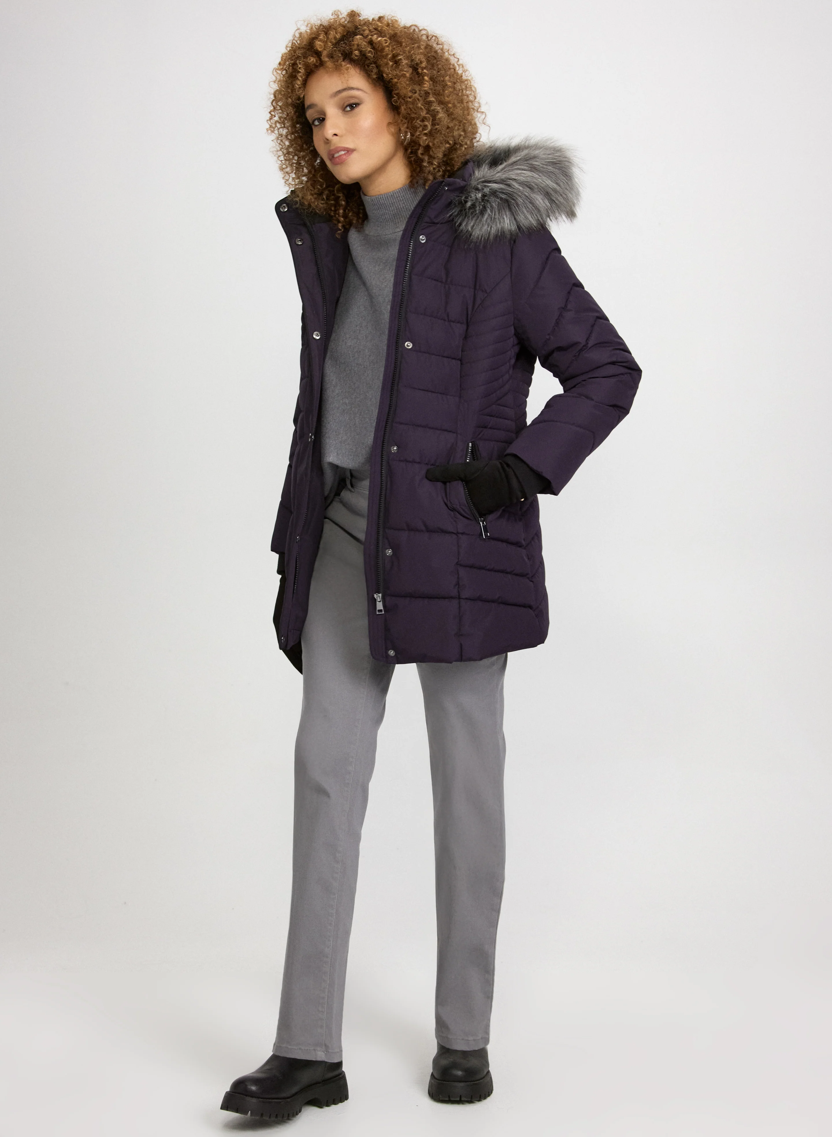 Box Quilted Coat - Image 2