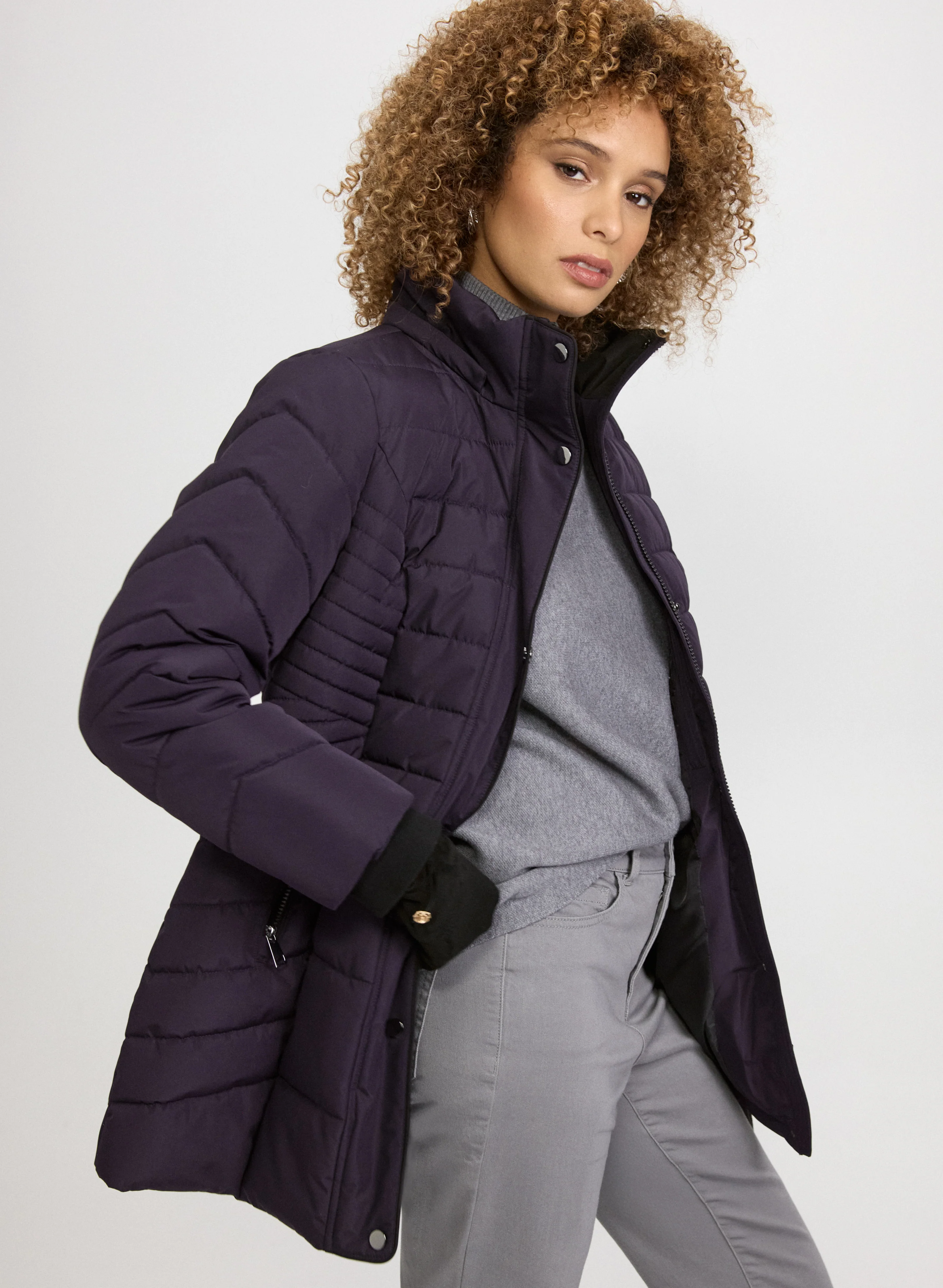 Box Quilted Coat - Image 7