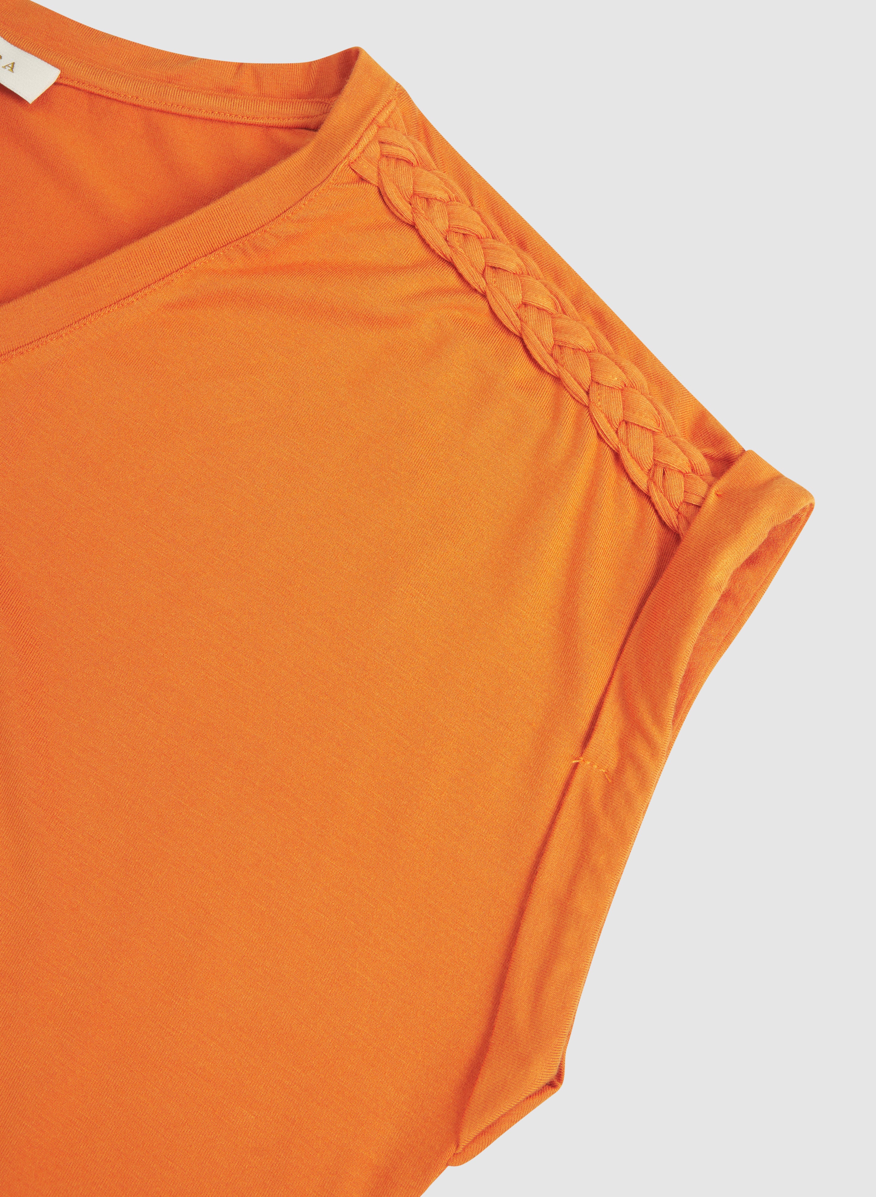 Braided Detail T-Shirt - Image 7
