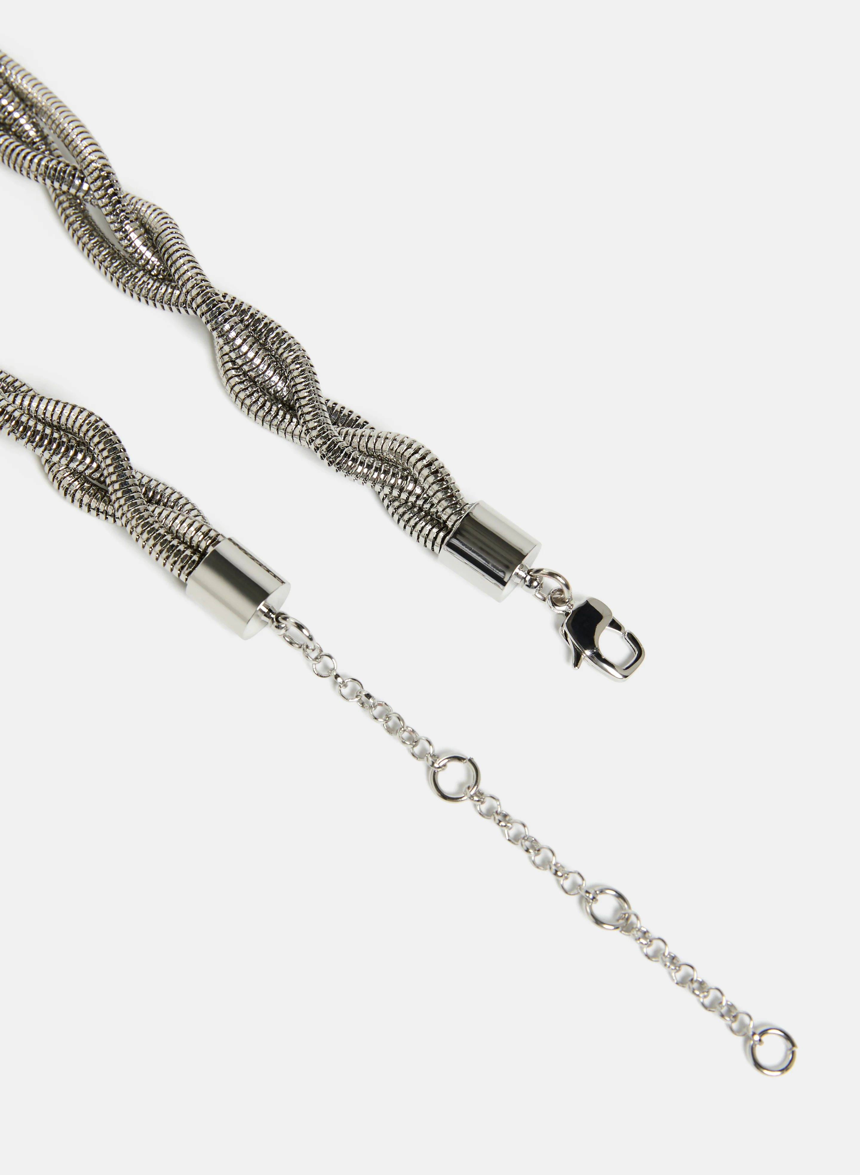 Braided Snake Chain Necklace - Image 2
