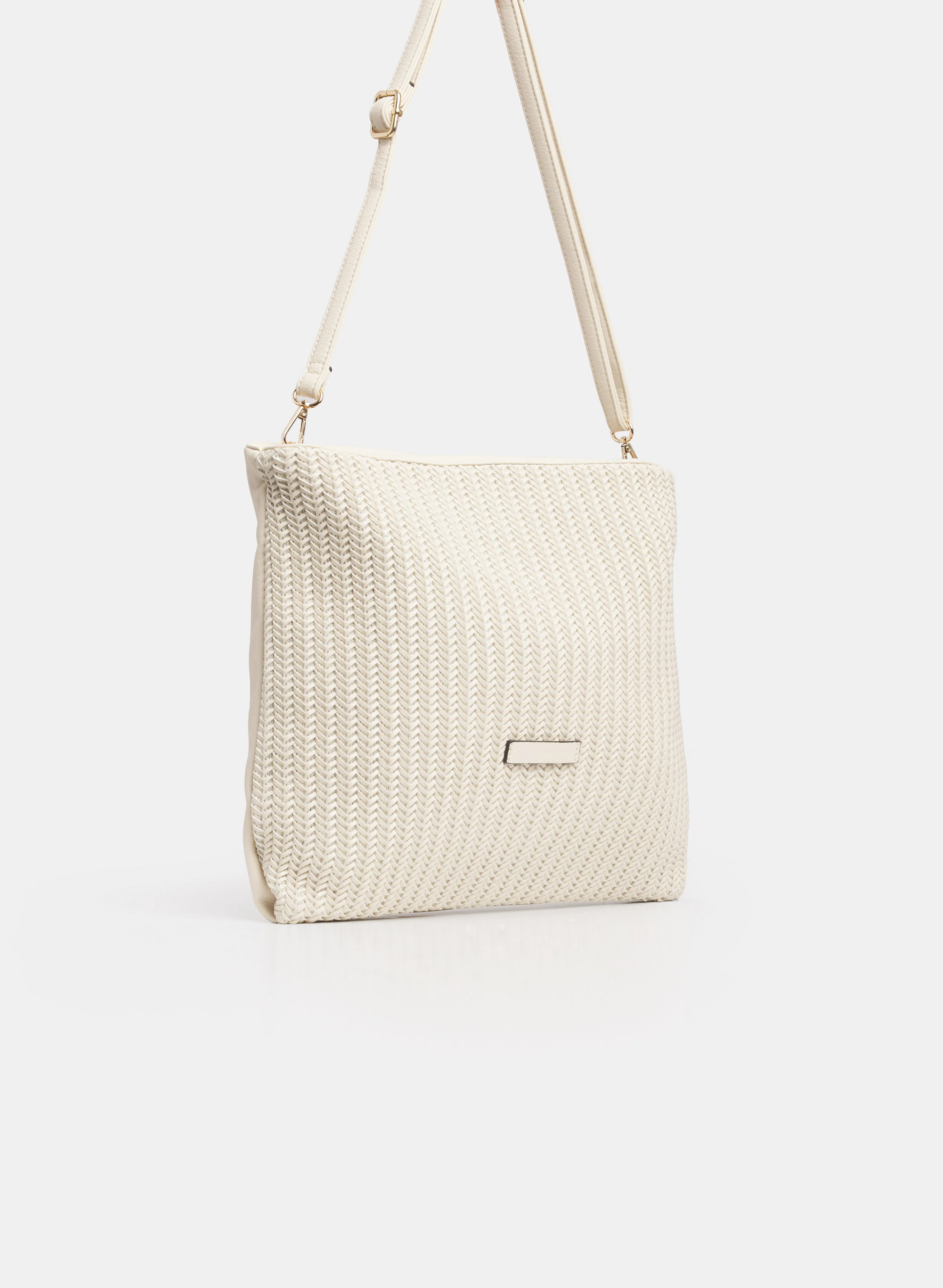 Braided Vegan Leather Bag - Image 3