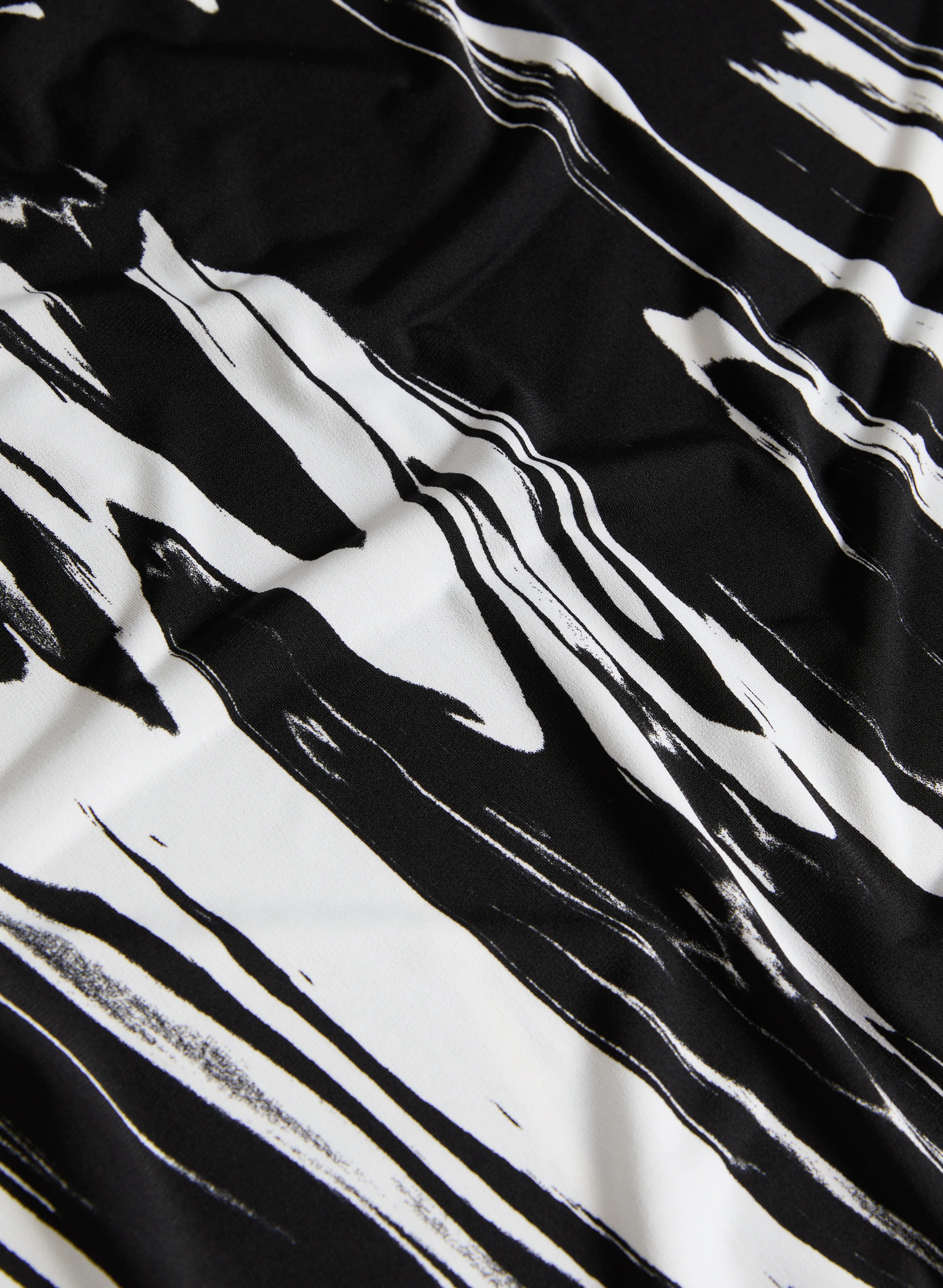 Brush Paint Print Dress - Image 7