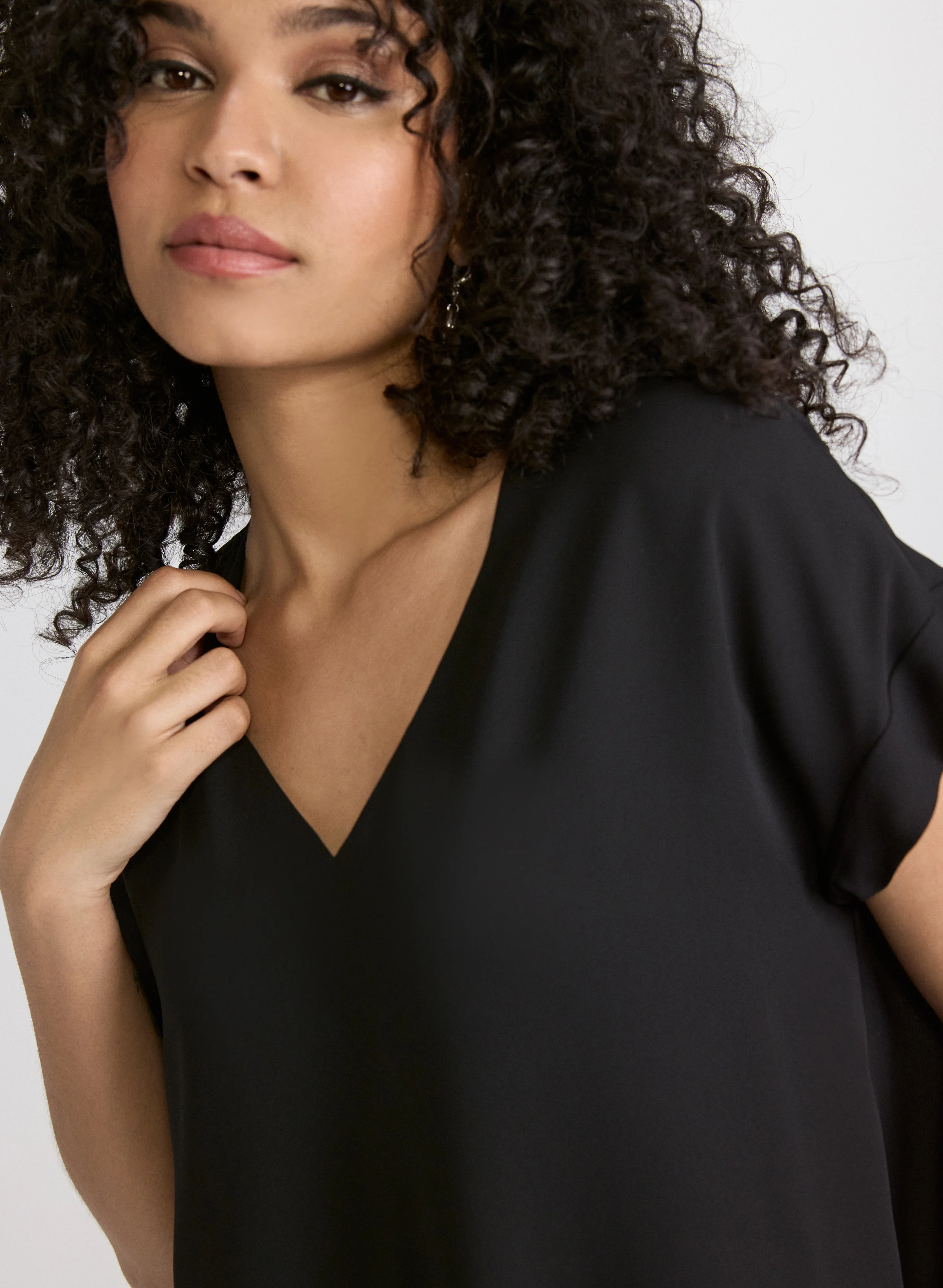 Bubble Hem Blouse - Image 2