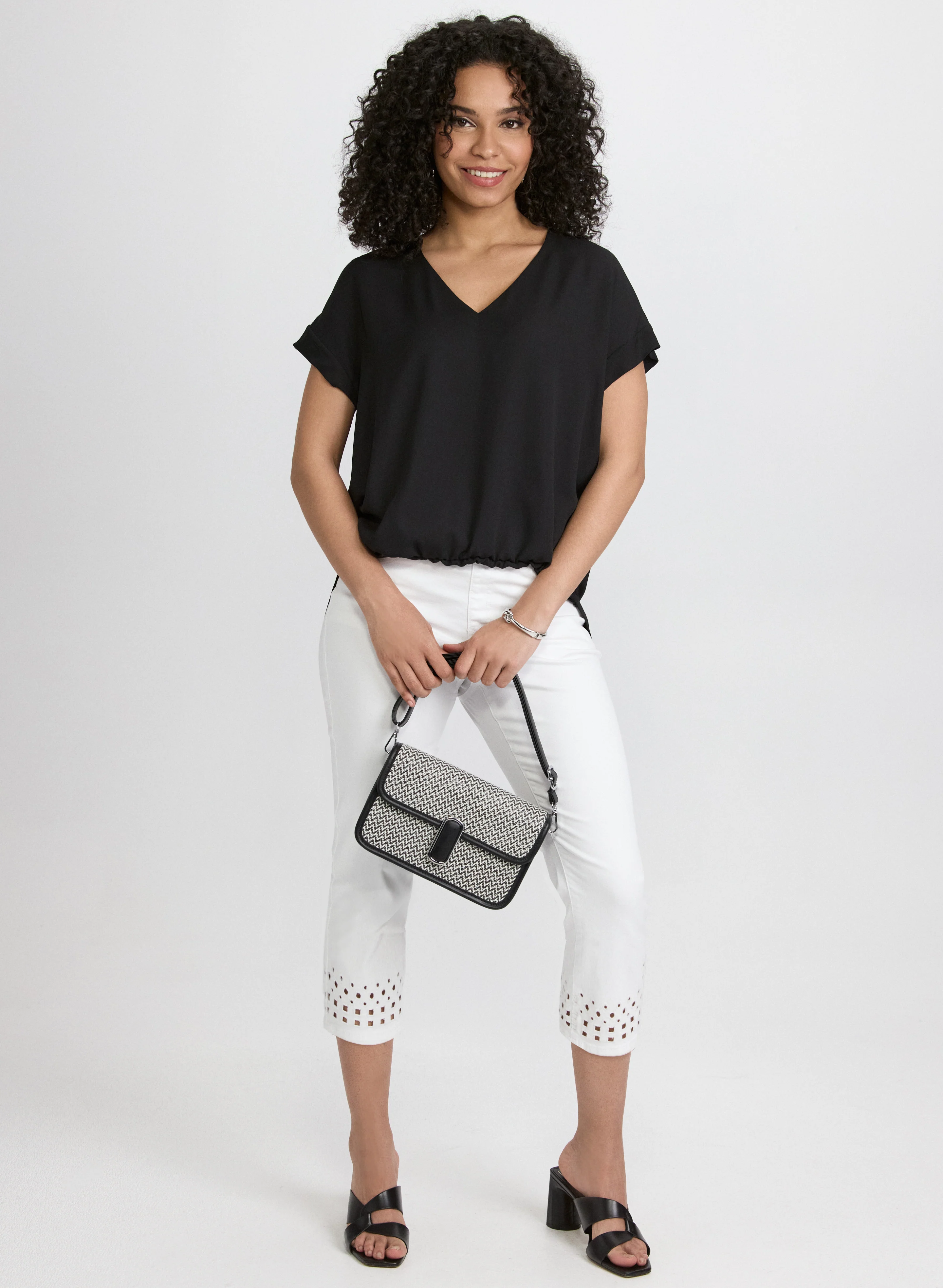 Bubble Hem Blouse - Image 3