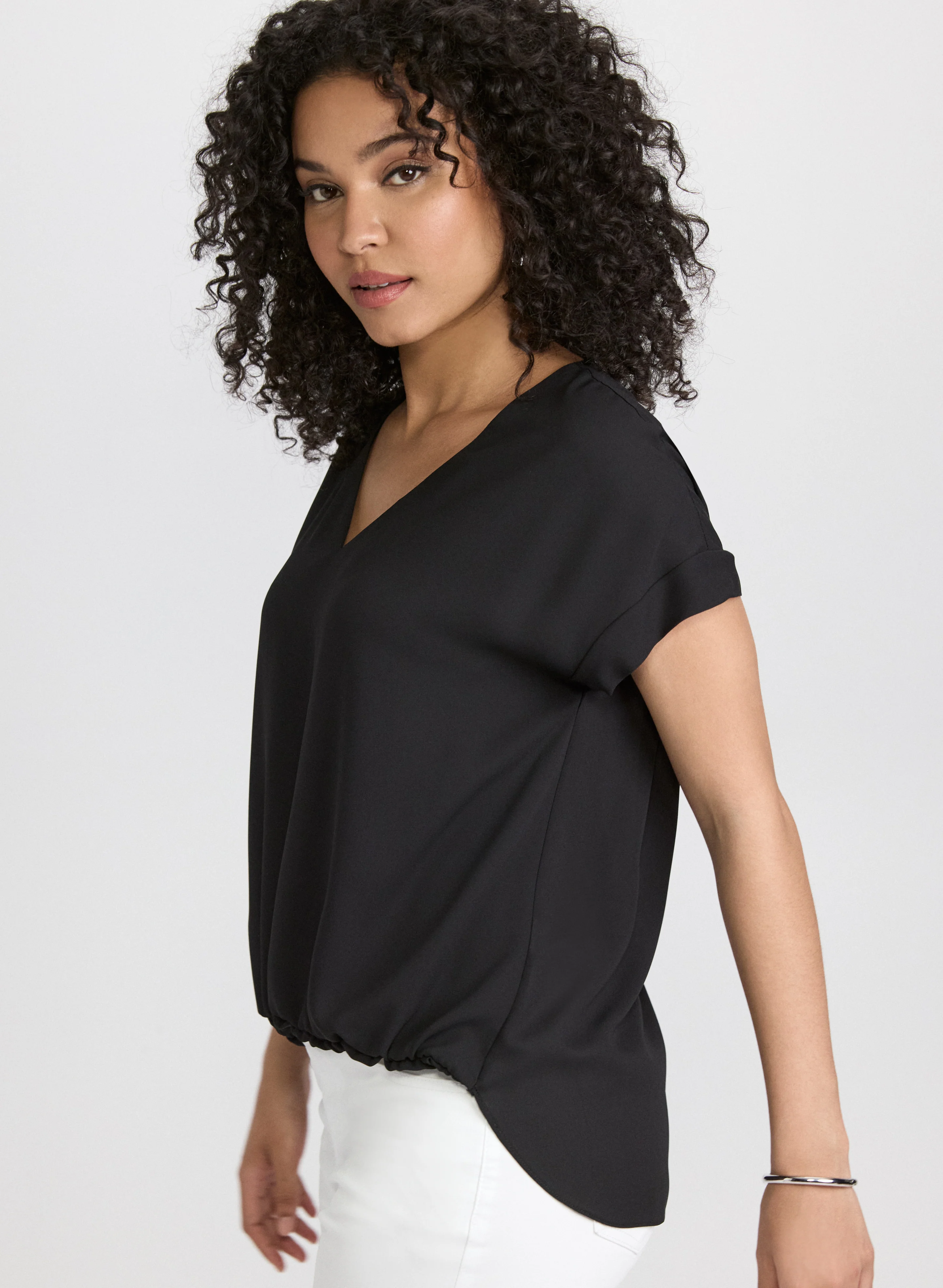 Bubble Hem Blouse - Image 5