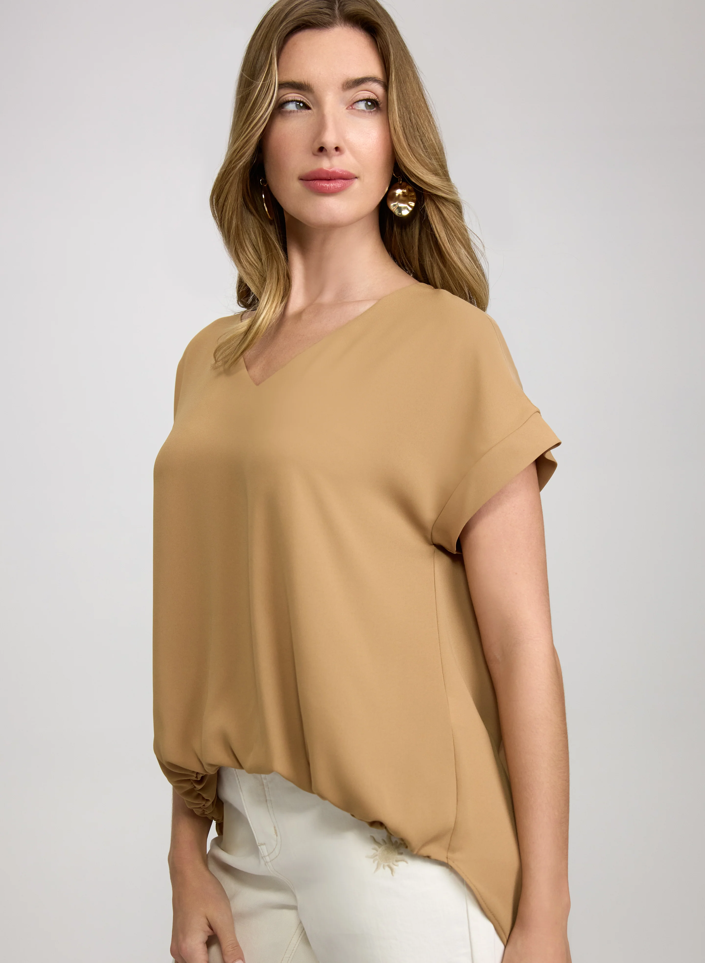 Bubble Hem Blouse