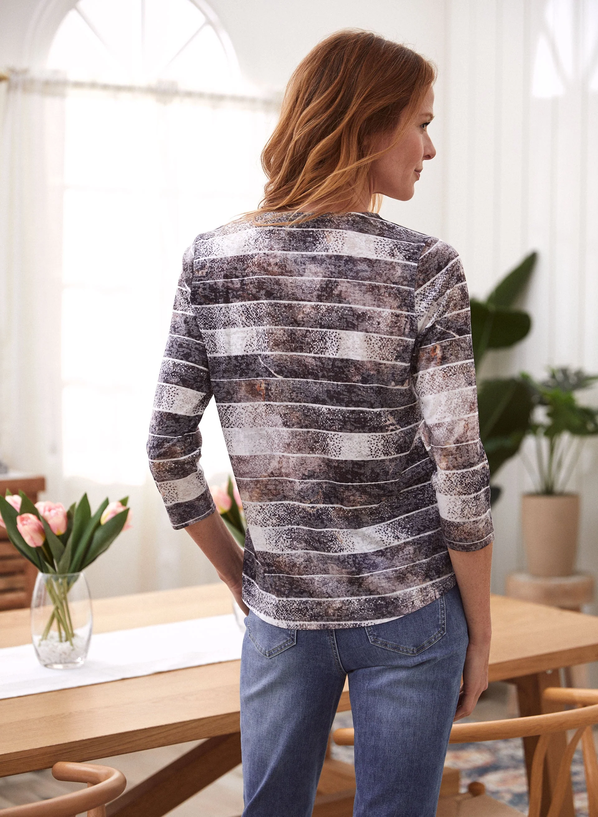 Burnout Print Top - Image 4