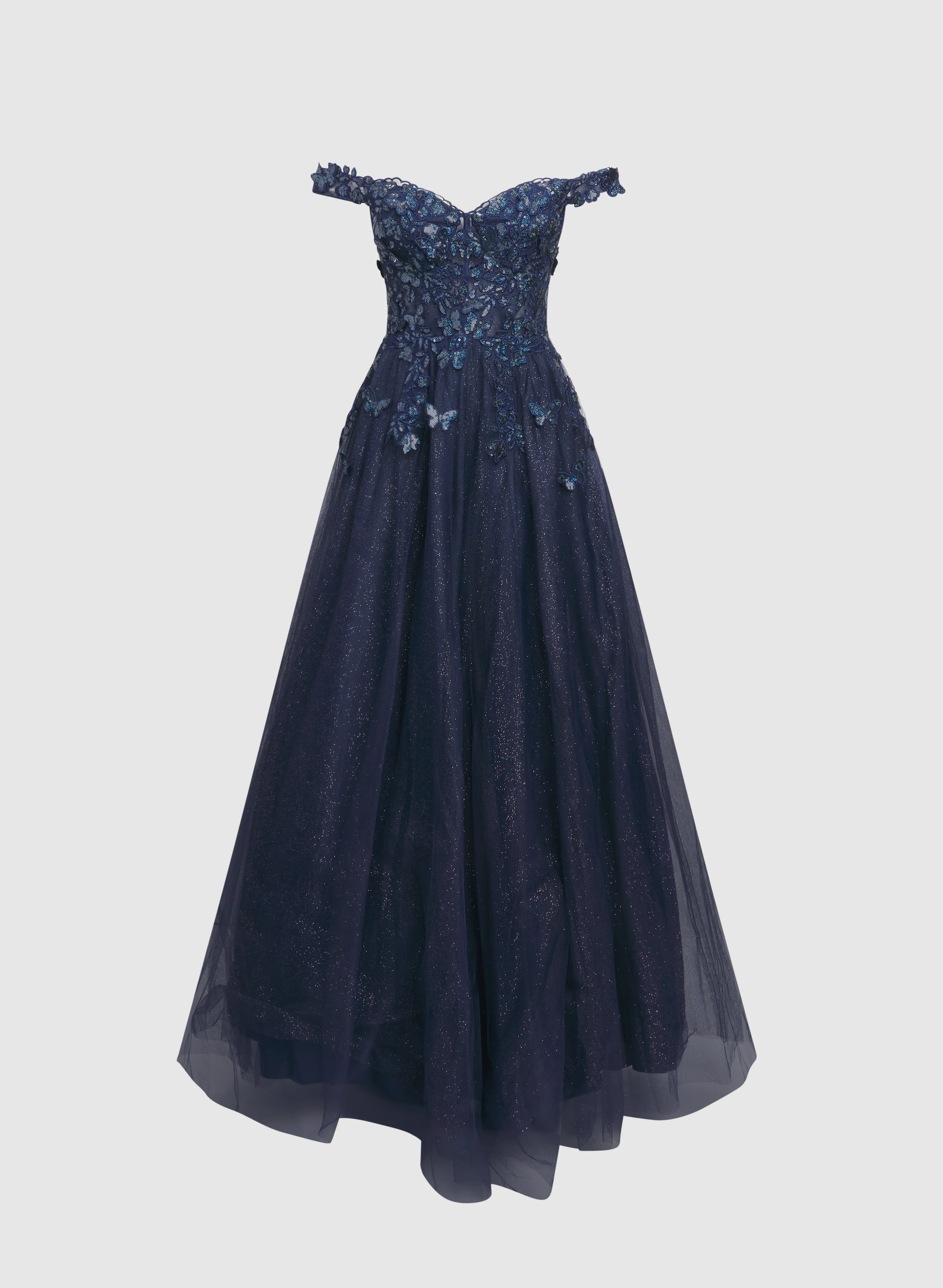 Butterfly Applique Ballgown - Image 6