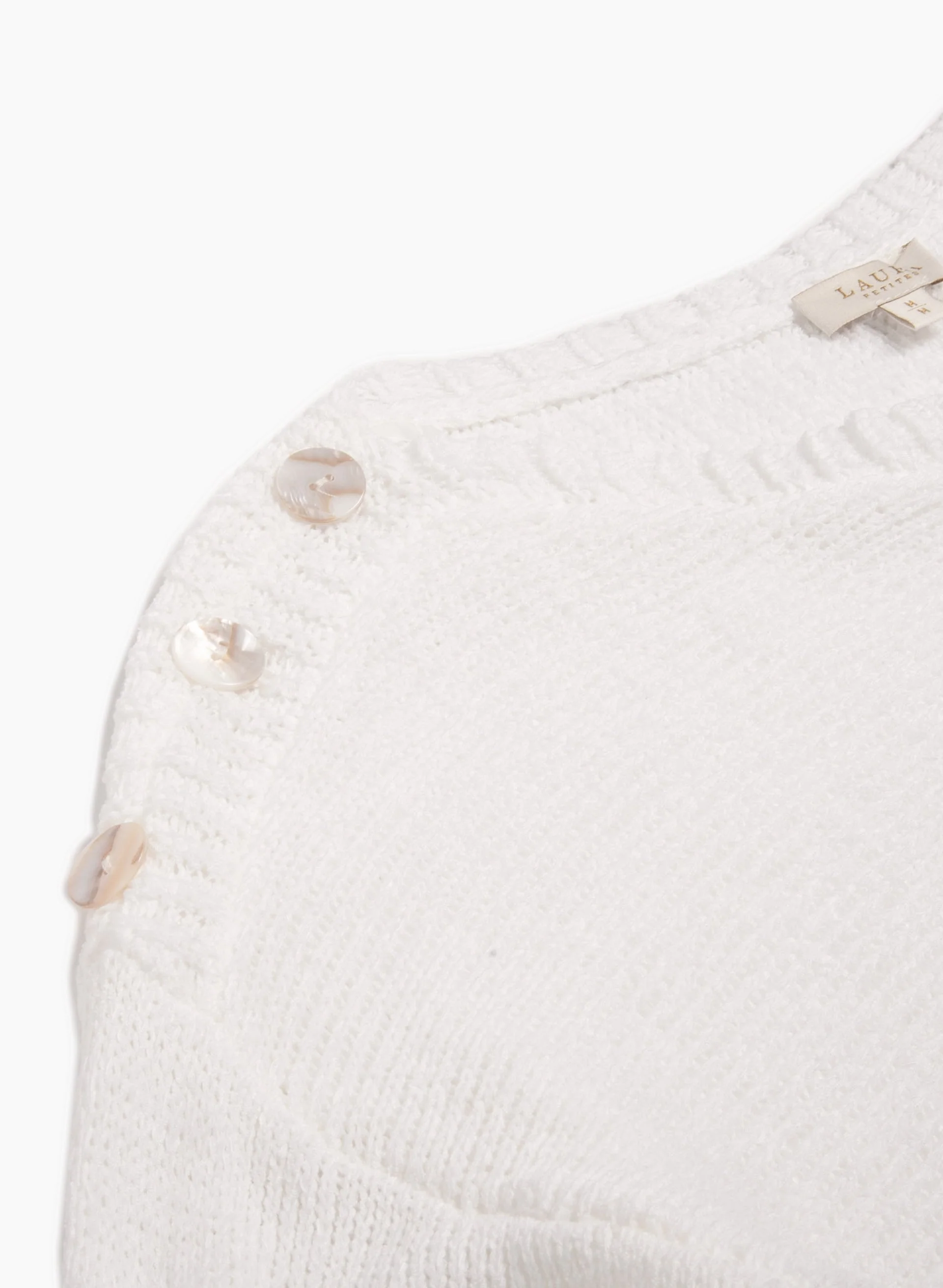 Button Detail 3/4 Sleeve Sweater - Image 6