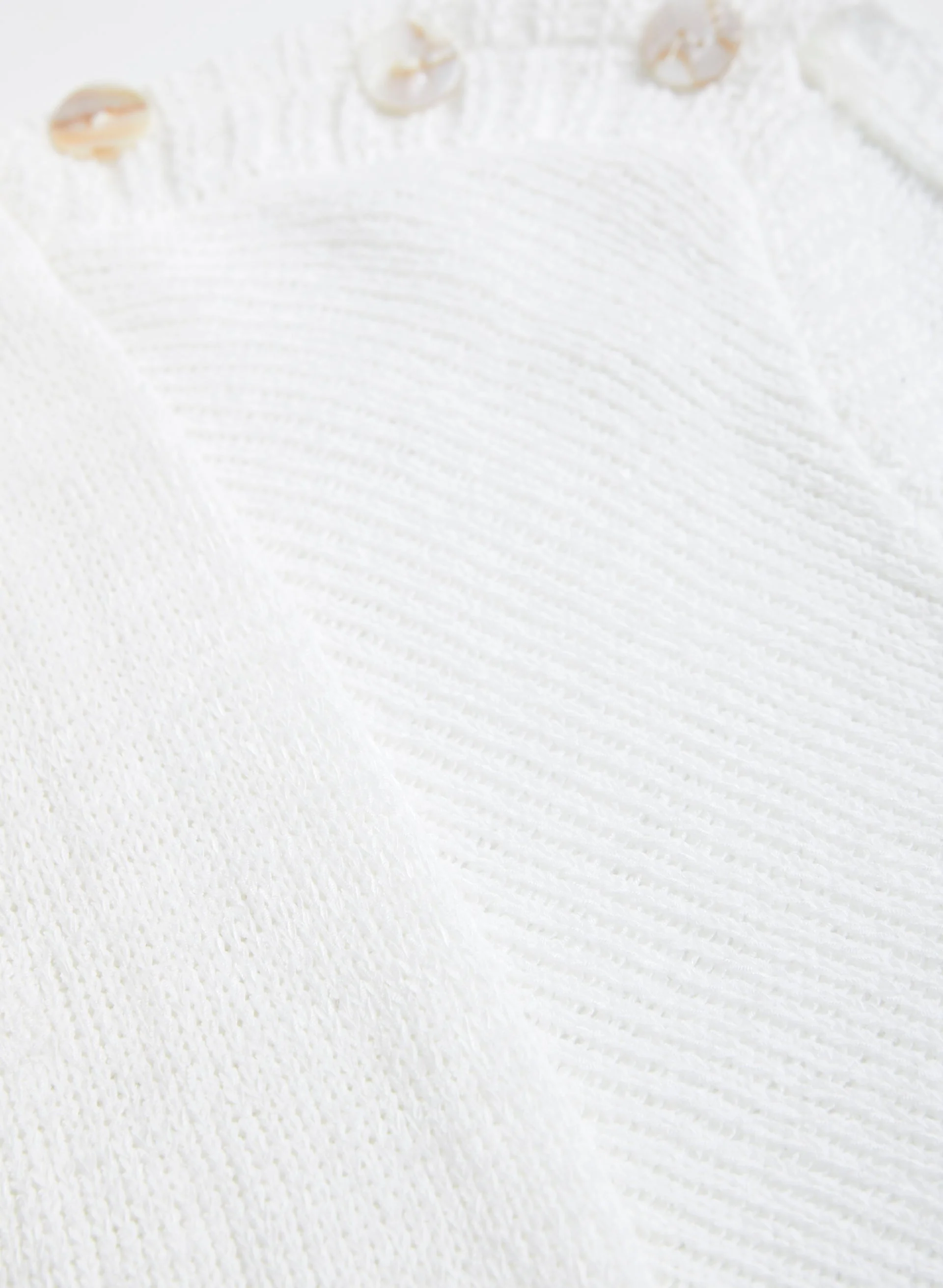 Button Detail 3/4 Sleeve Sweater - Image 7