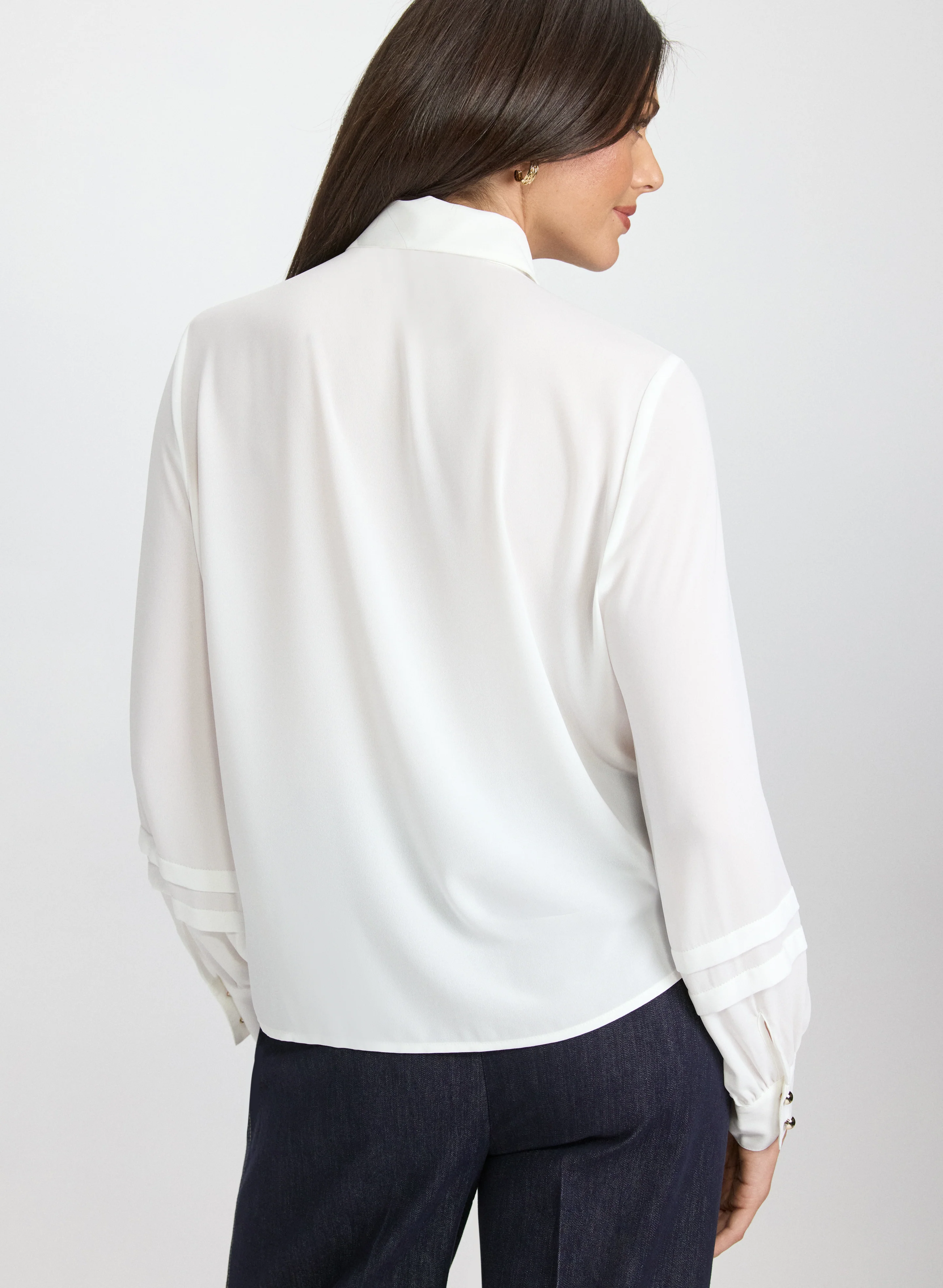 Button Detail Blouse - Image 5