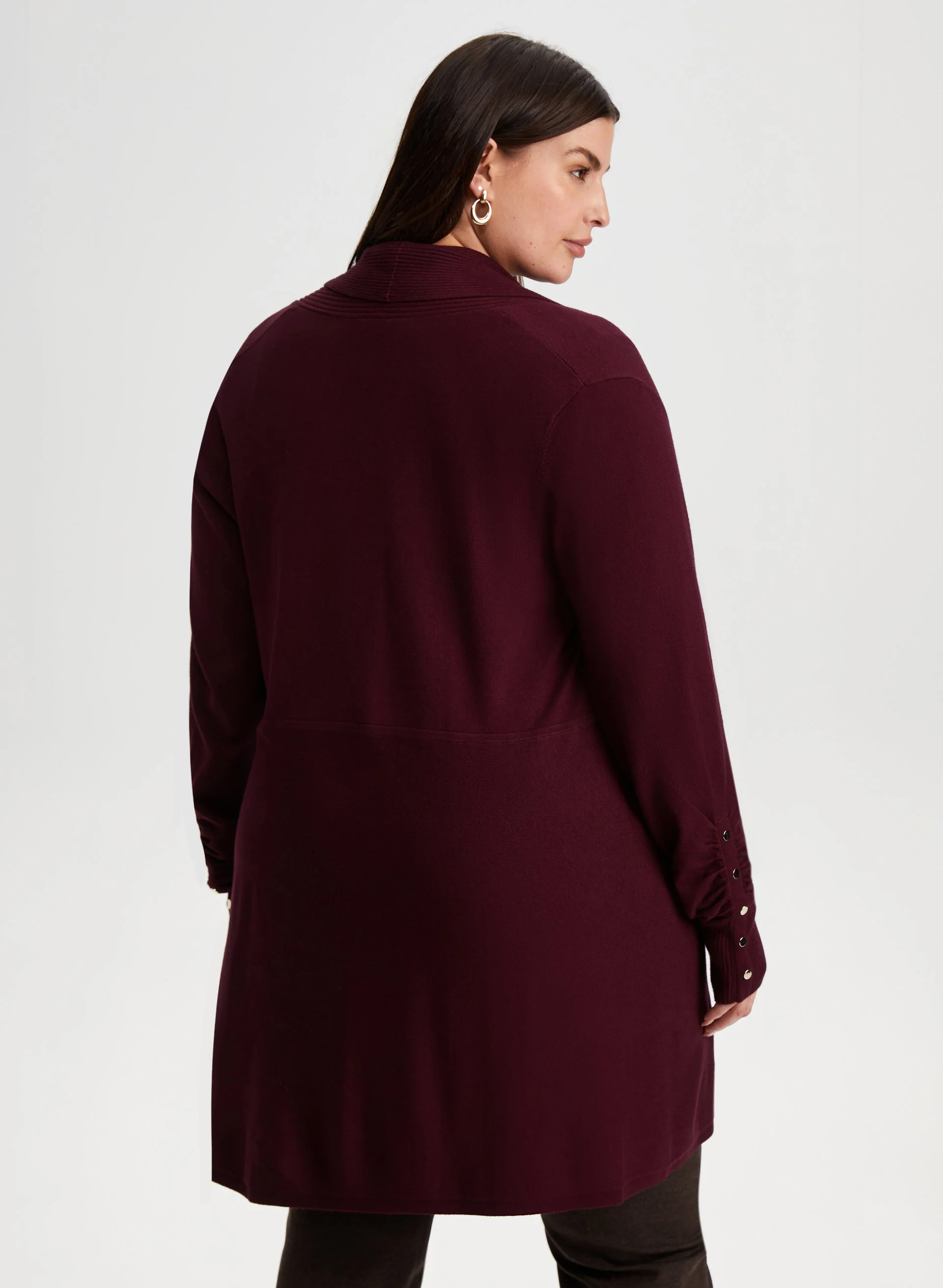 Button Detail Cardigan - Image 2