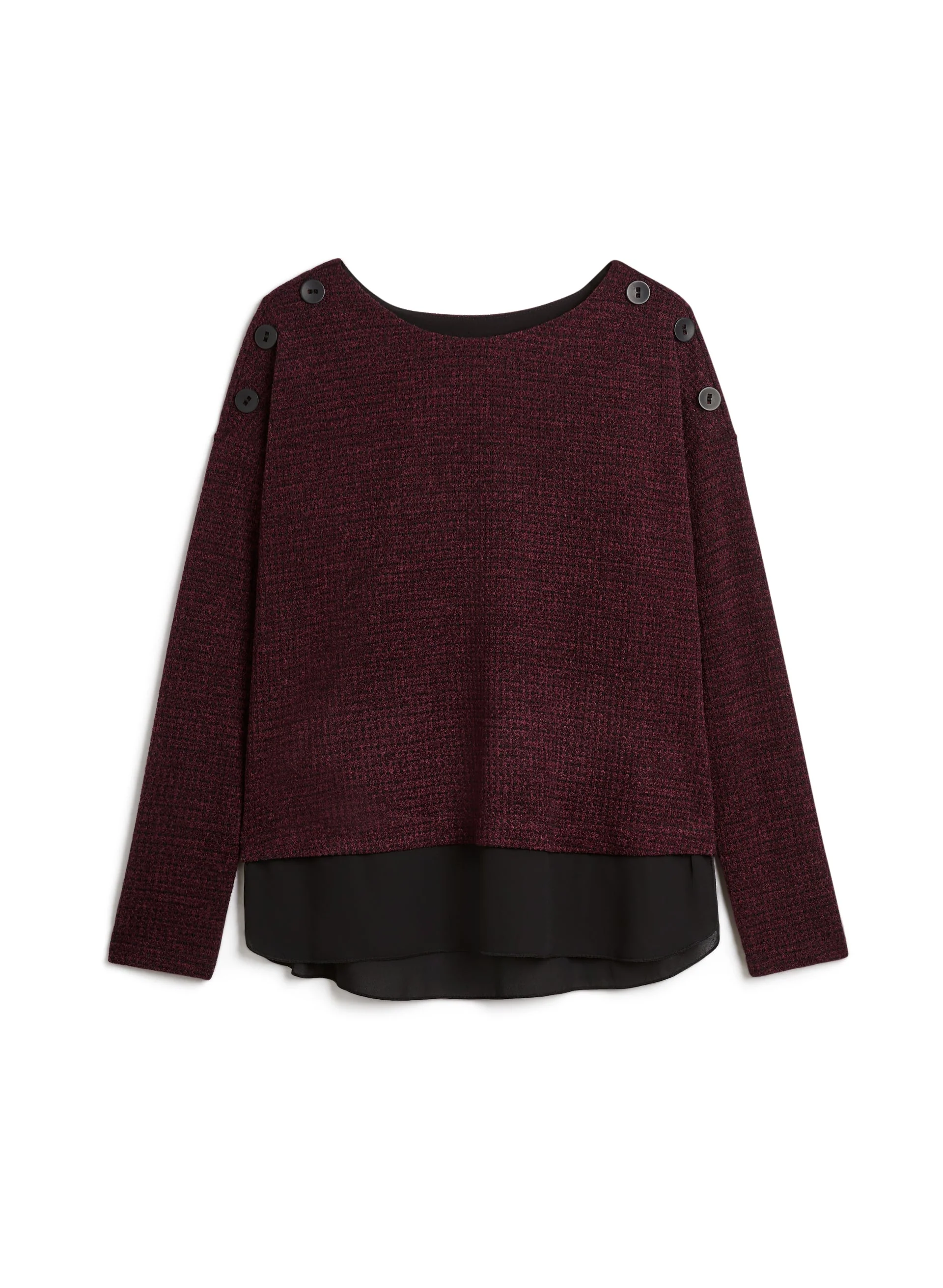 Button Detail Fooler Sweater - Image 6