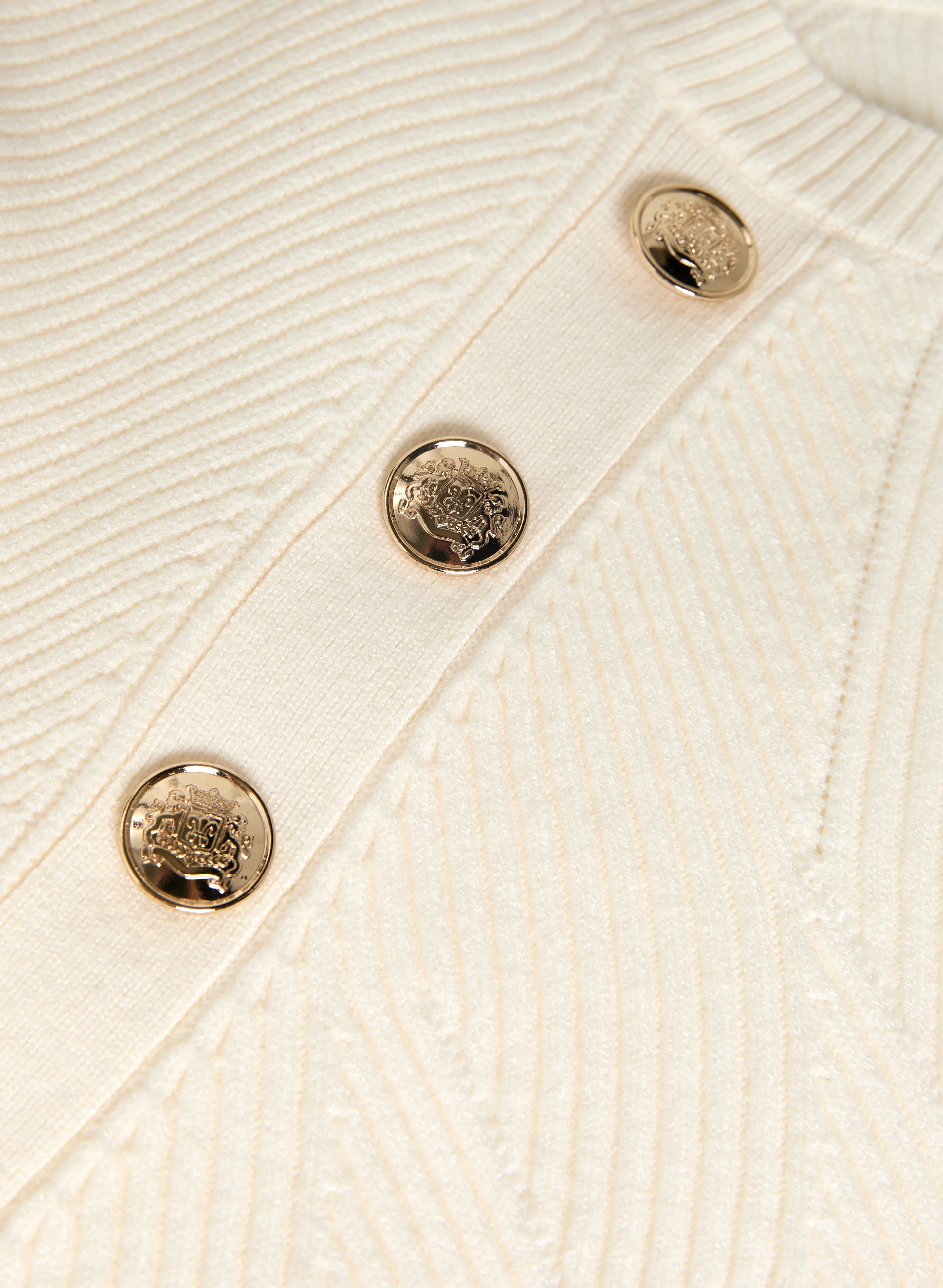 Button Detail Long Sleeve Sweater - Image 7