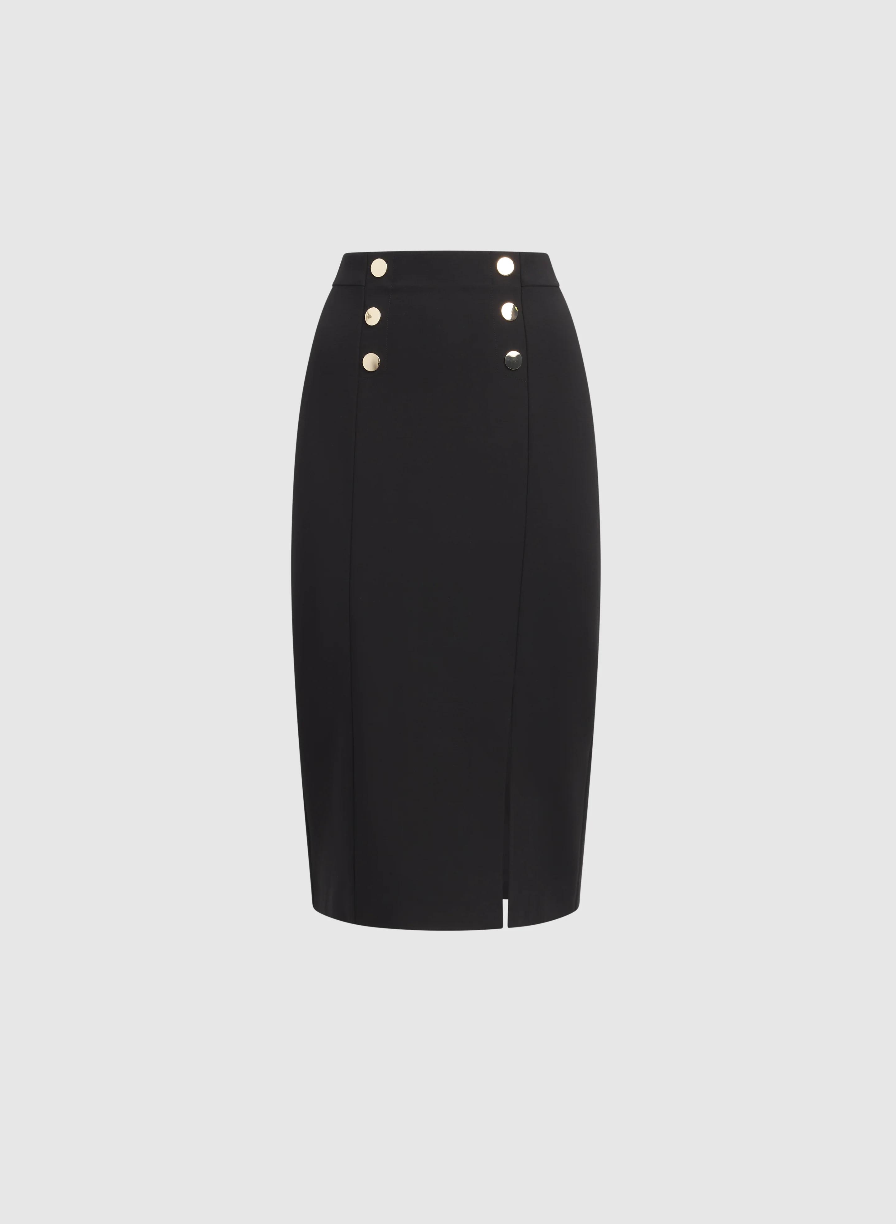 Button Detail Pencil Skirt - Image 6