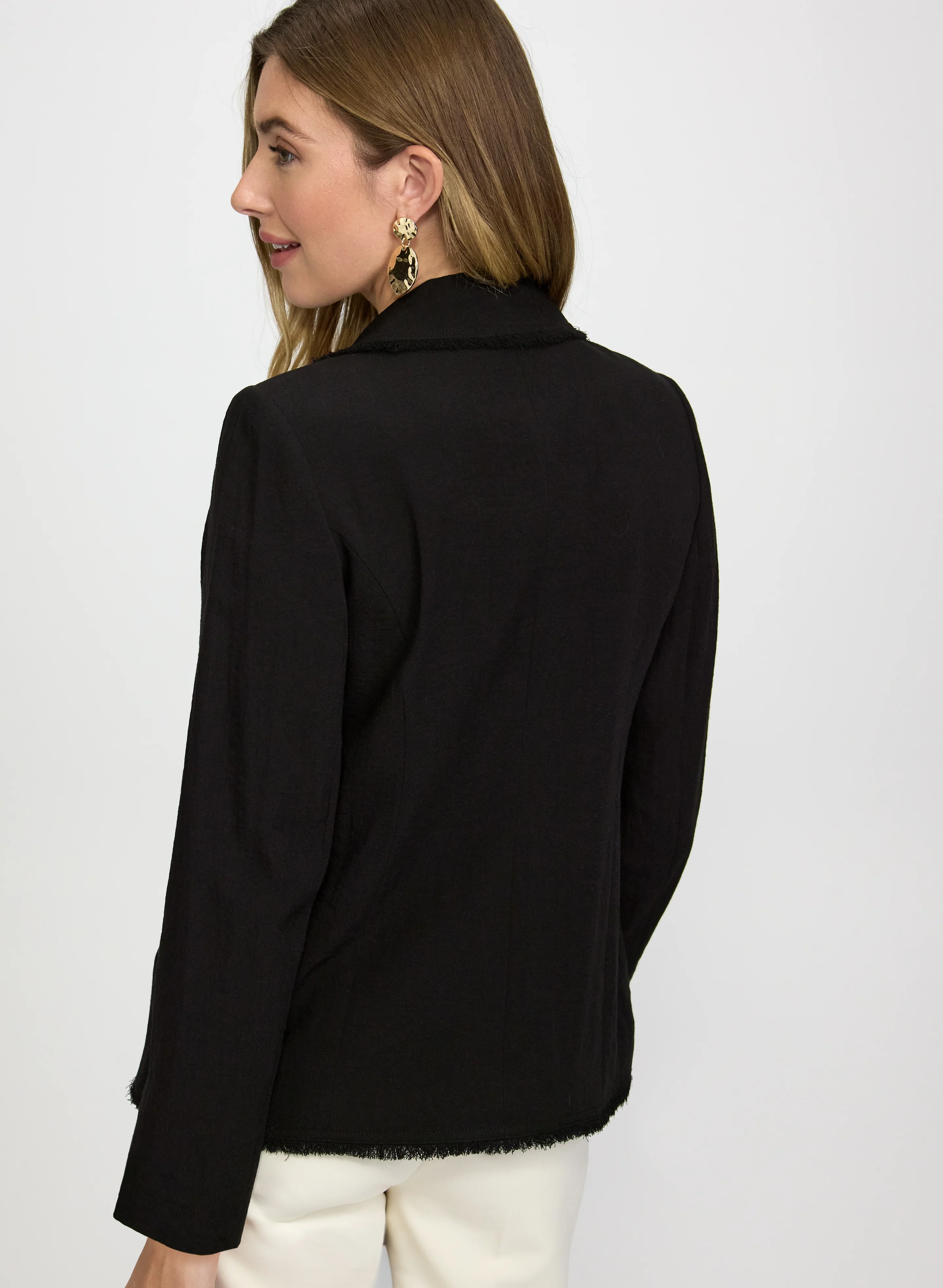 Fringe Detail Blazer - Image 4
