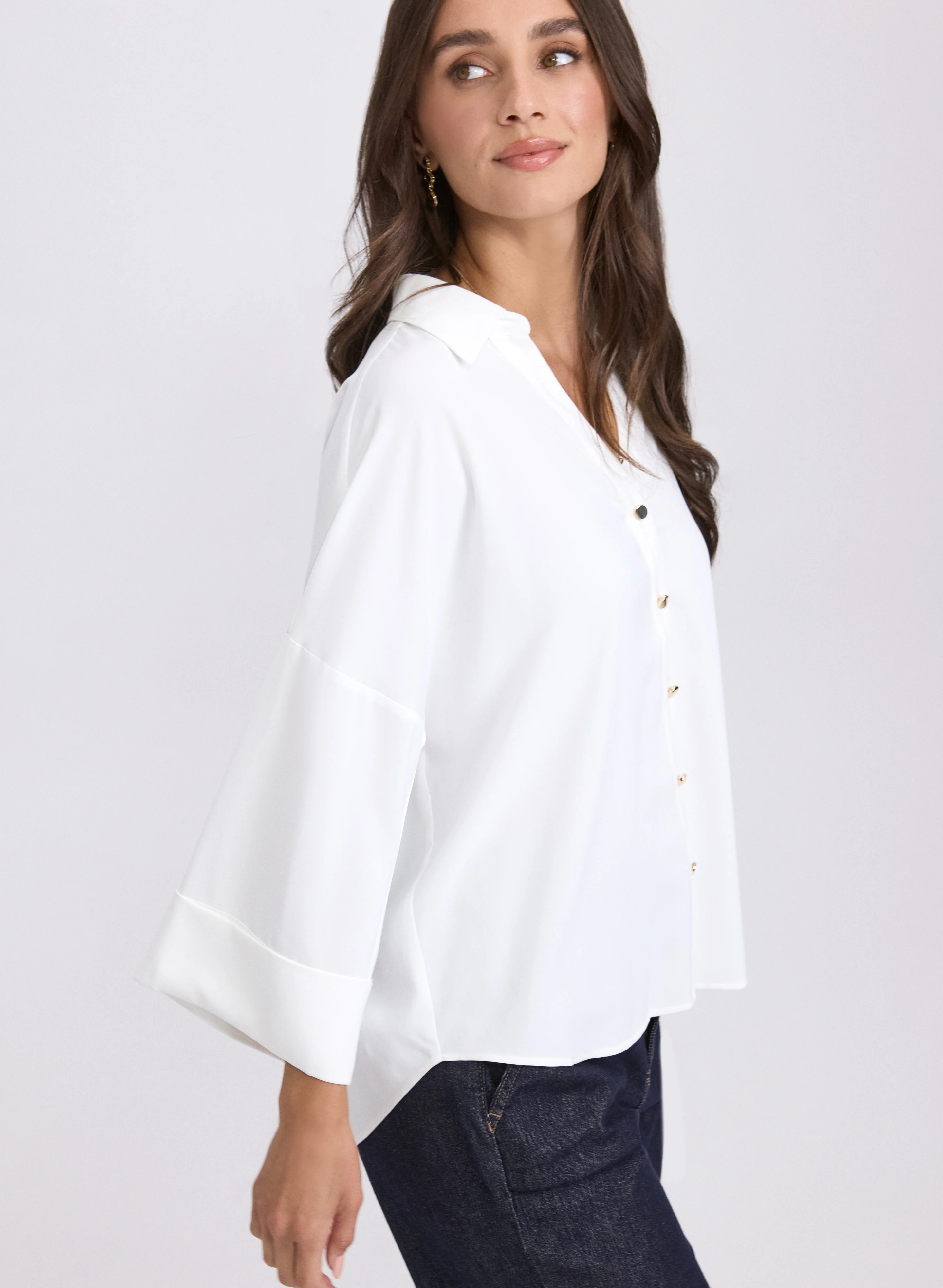 Button-Down Blouse - Image 2