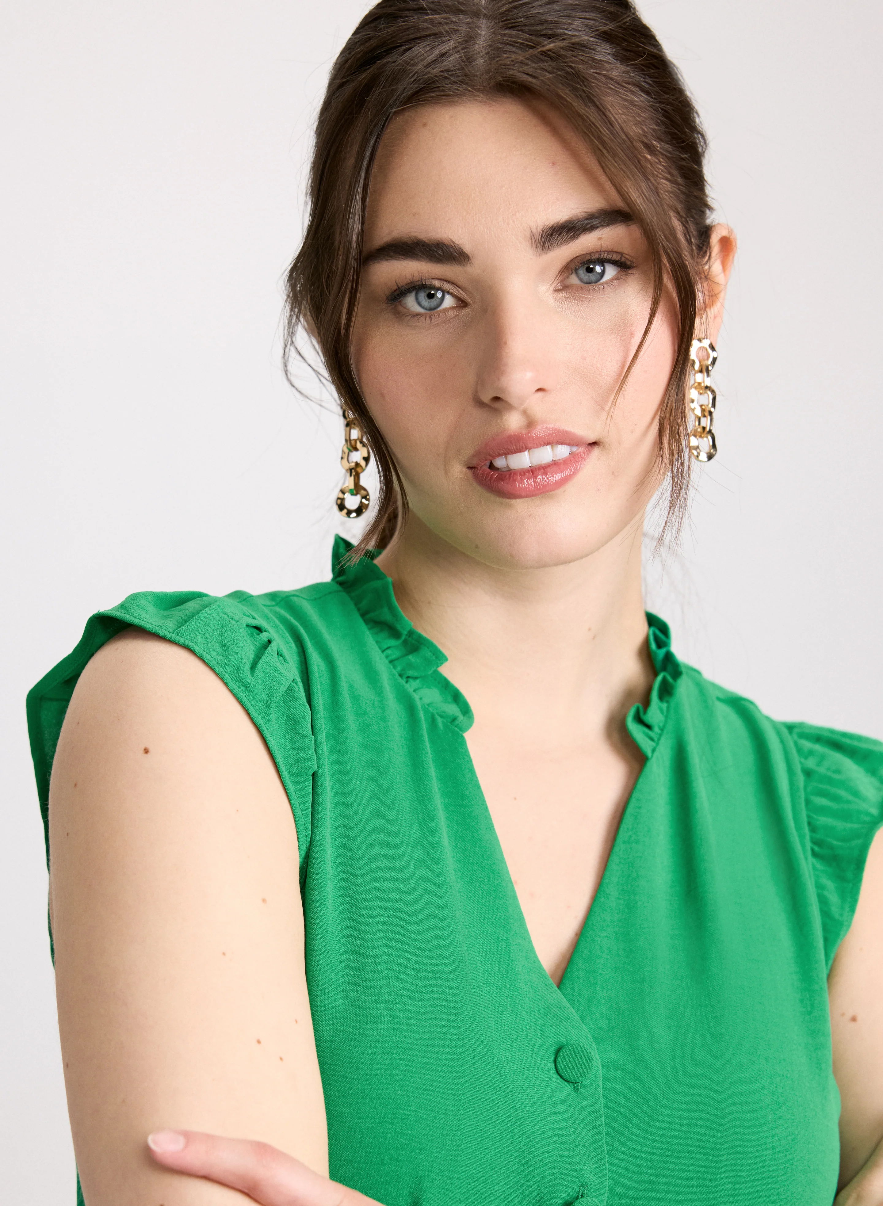 Button Down Jumpsuit - Image 5