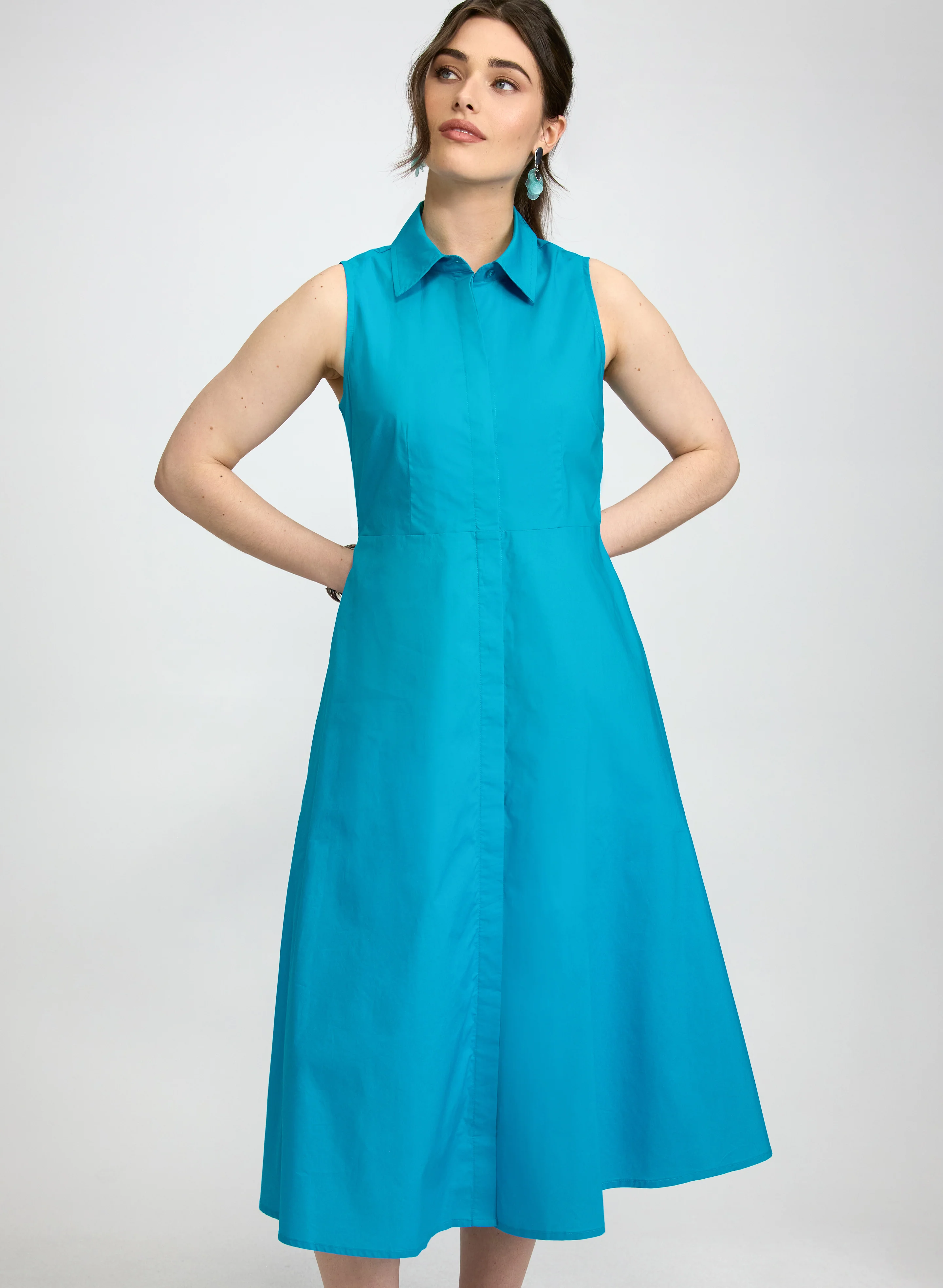 Button-Down Shirt Dress - Image 3