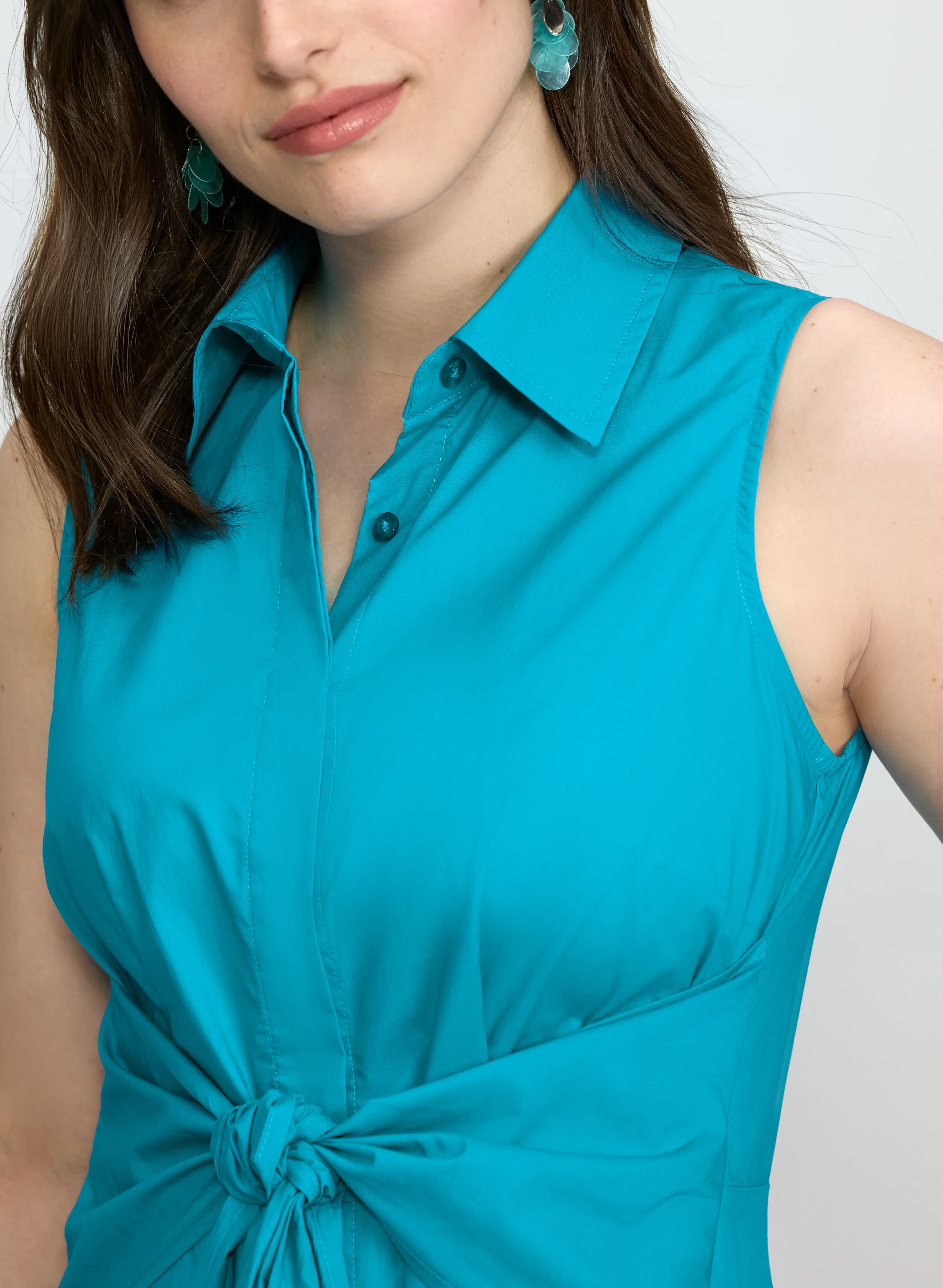 Button-Down Shirt Dress - Image 5