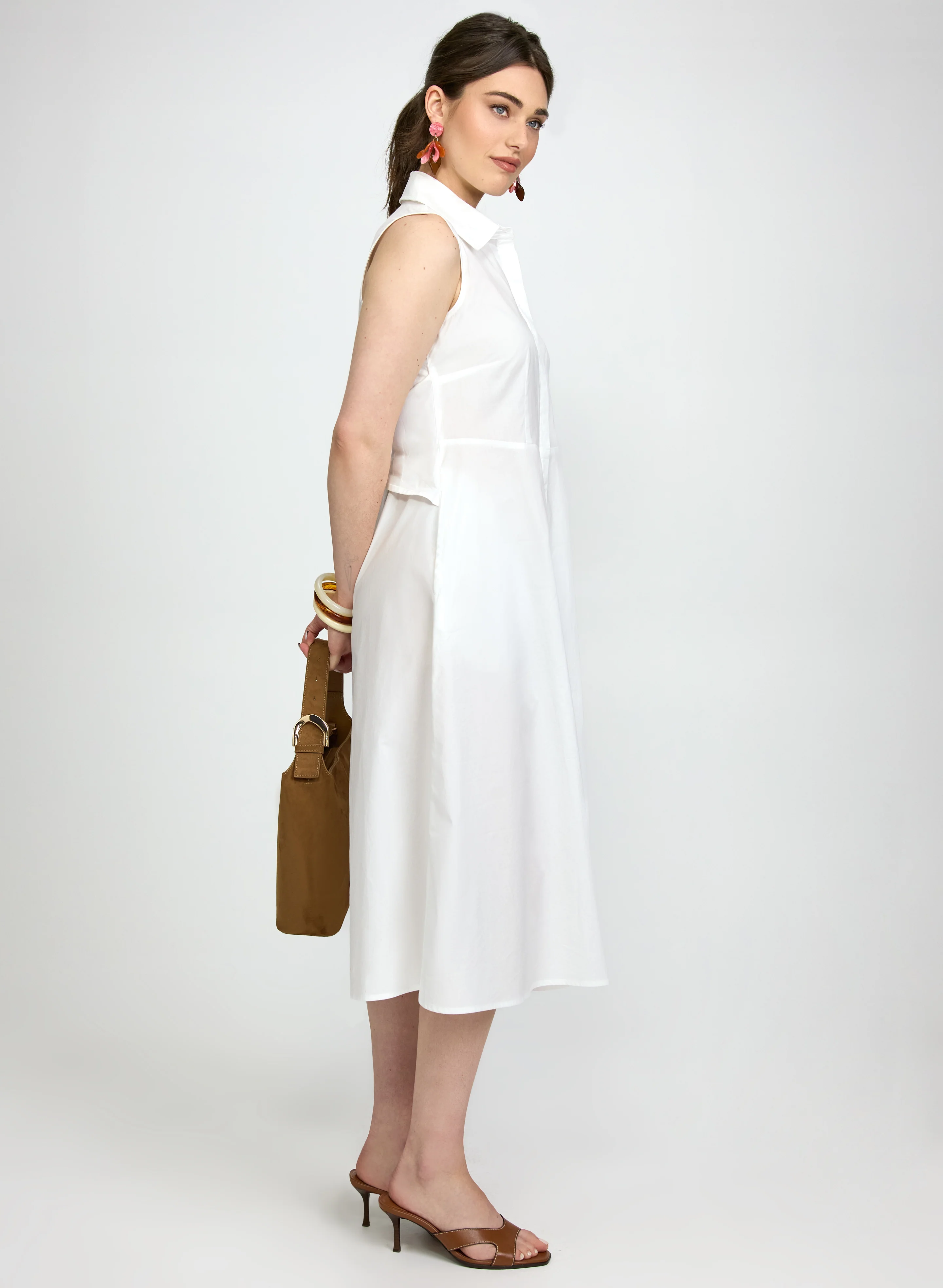 Button-Down Shirt Dress - Image 5