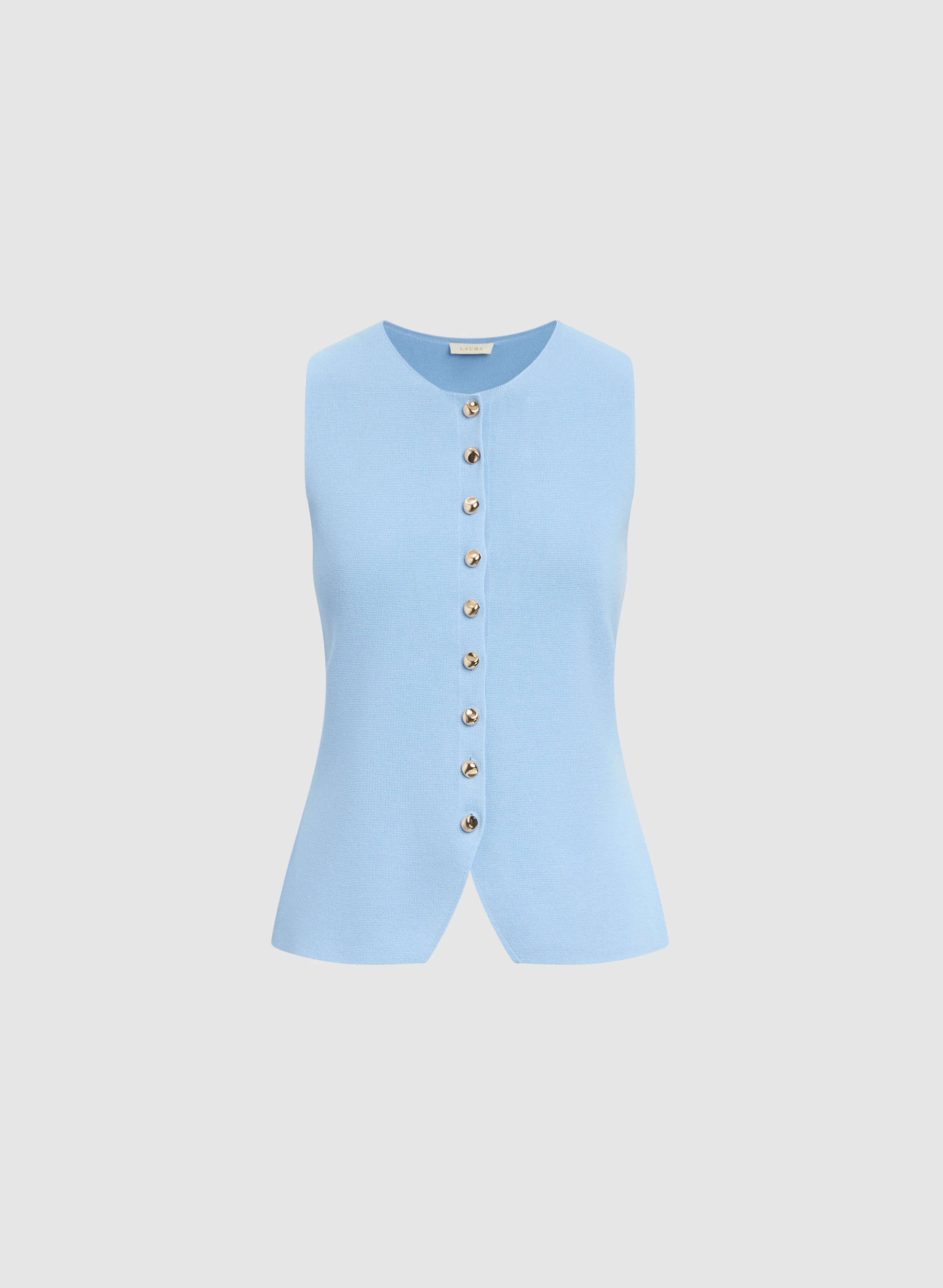 Button Knit Vest - Image 6