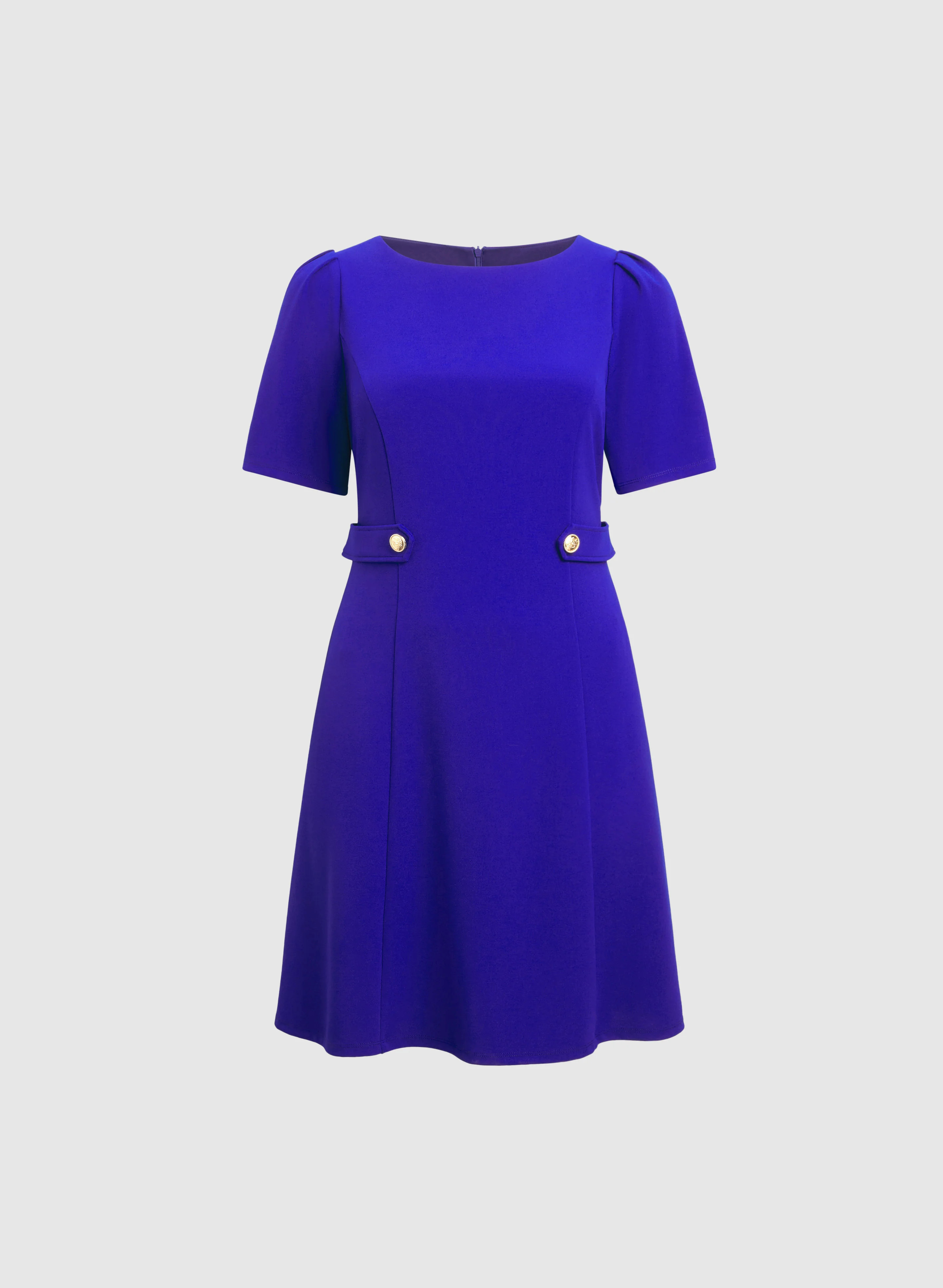 Buttoned-Tab Detail Dress - Image 6