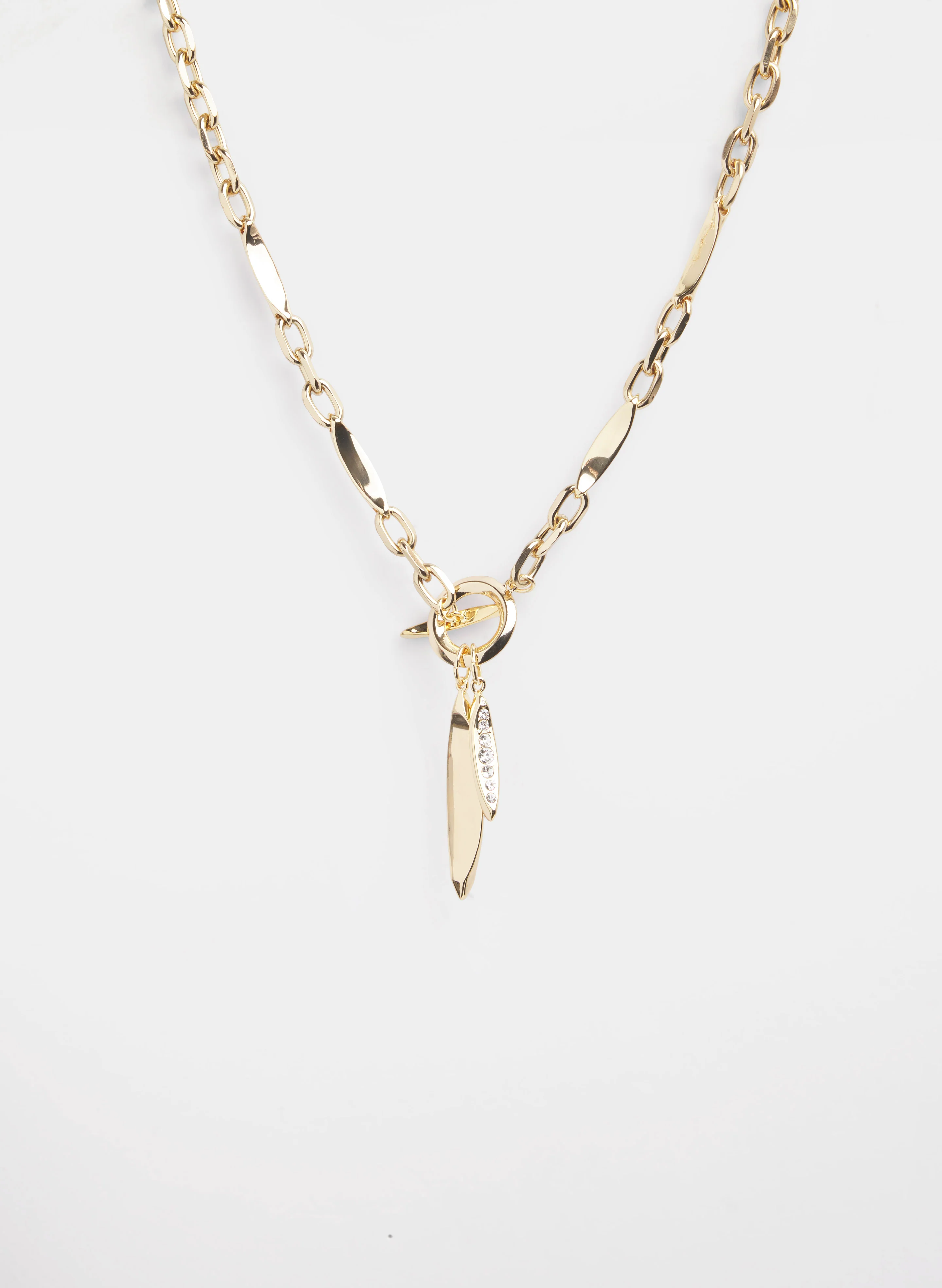 Cable Chain Pendant Necklace
