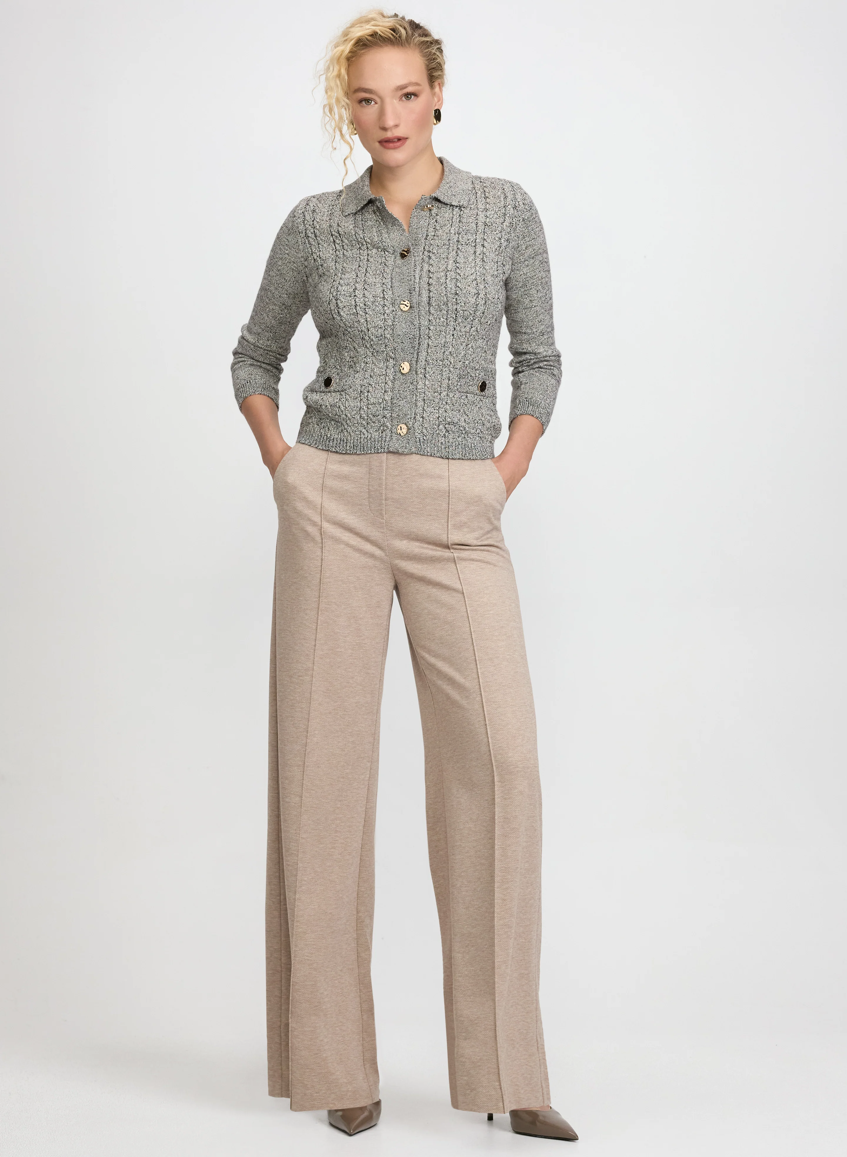 Cable Knit Cardigan - Image 3
