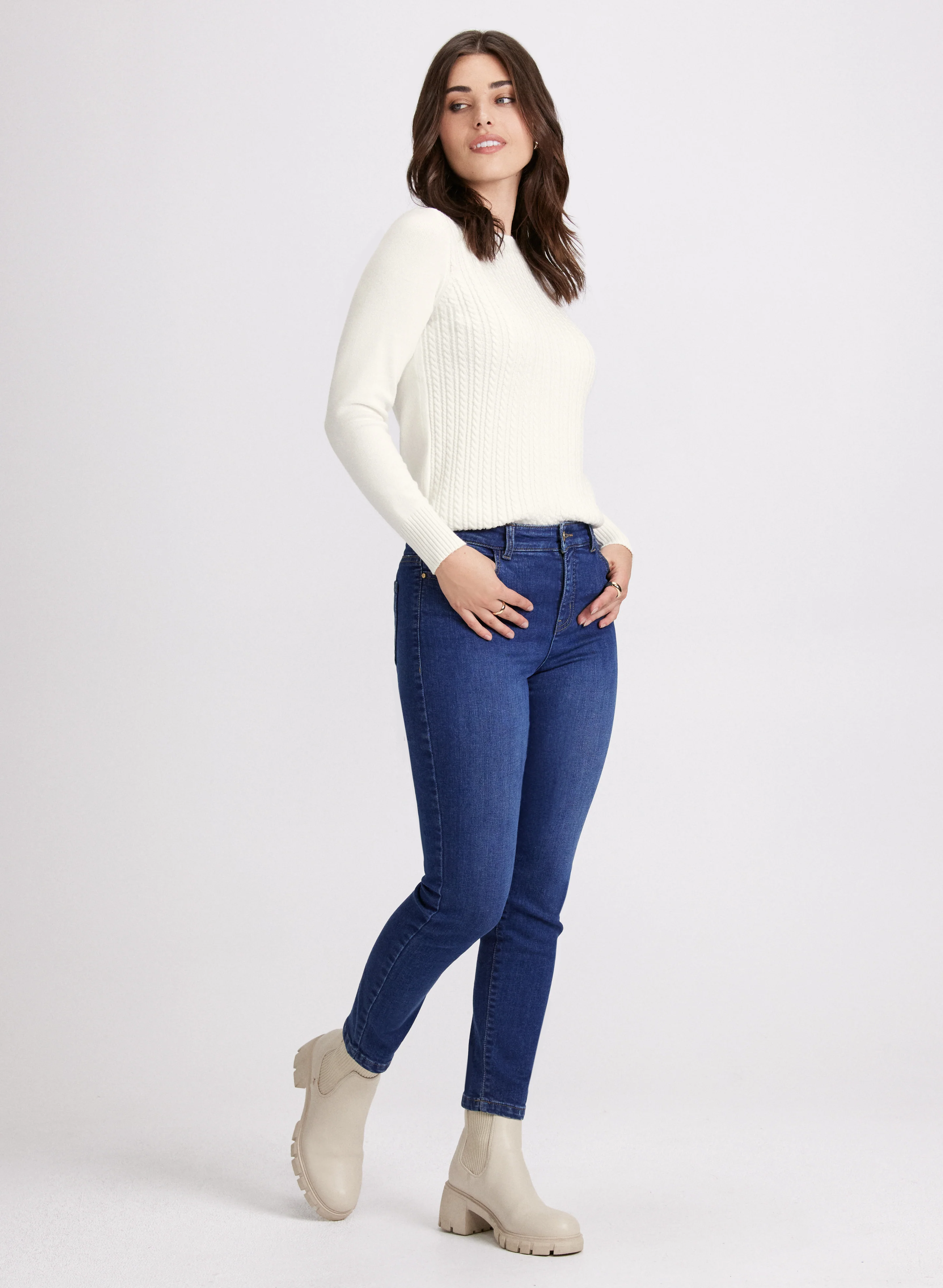 Cable Knit Sweater - Image 3