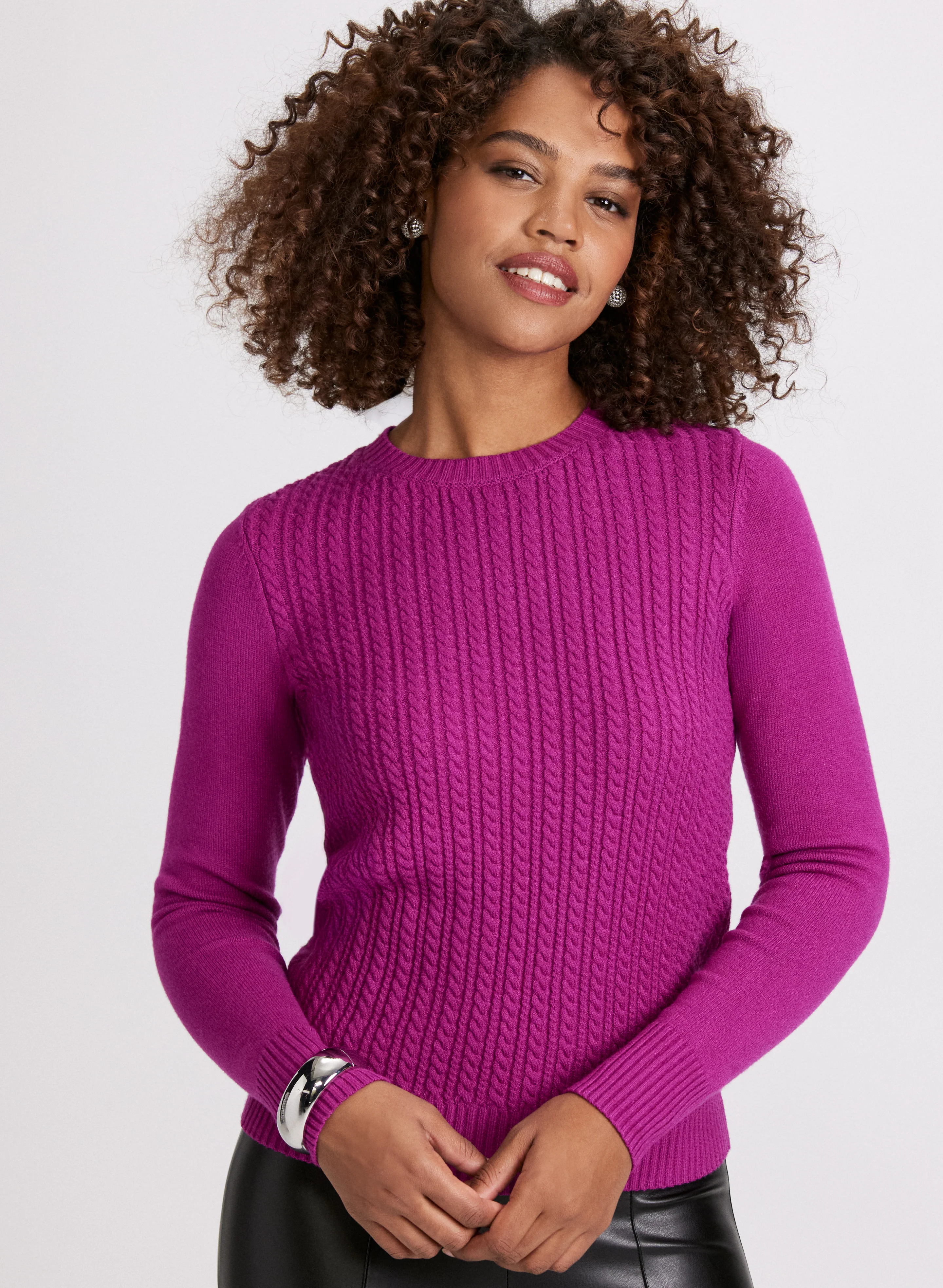 Cable Knit Sweater - Image 5
