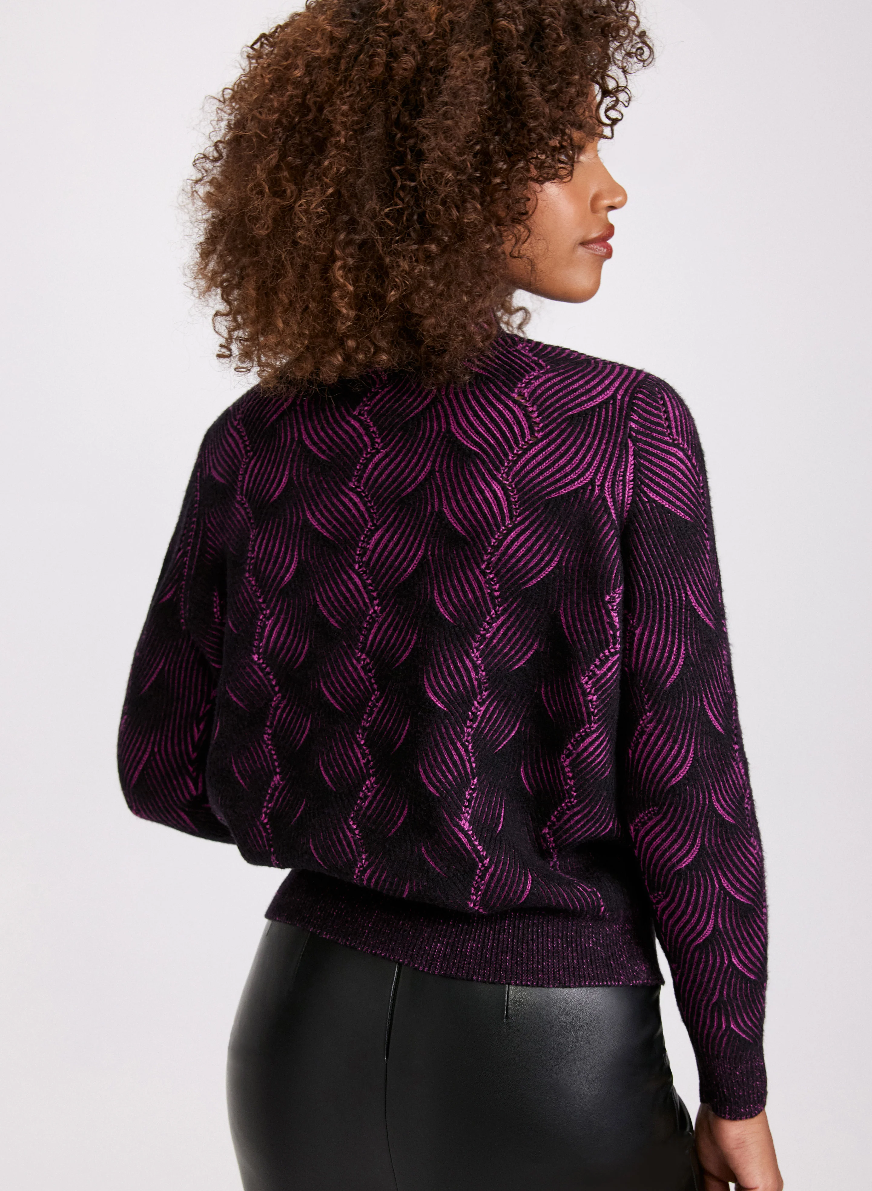Cable Knit Sweater - Image 4