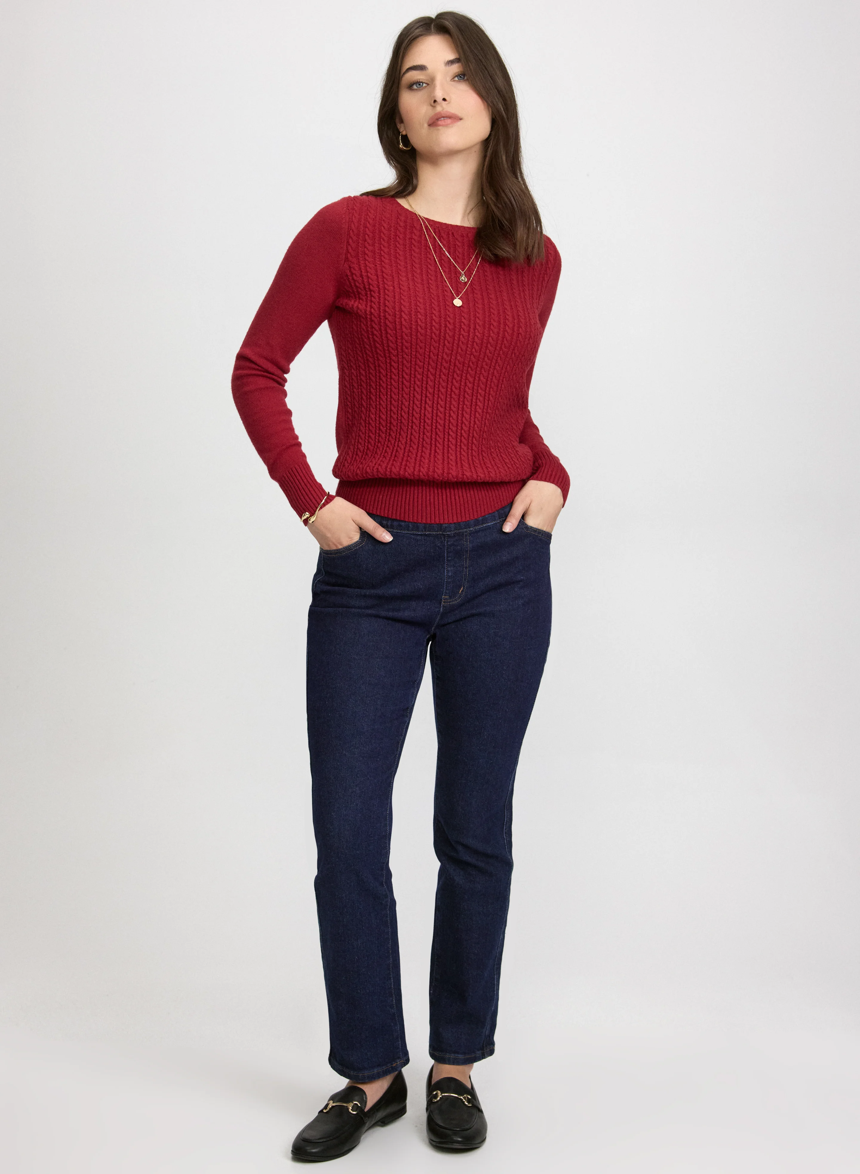 Cable Knit Sweater - Image 3