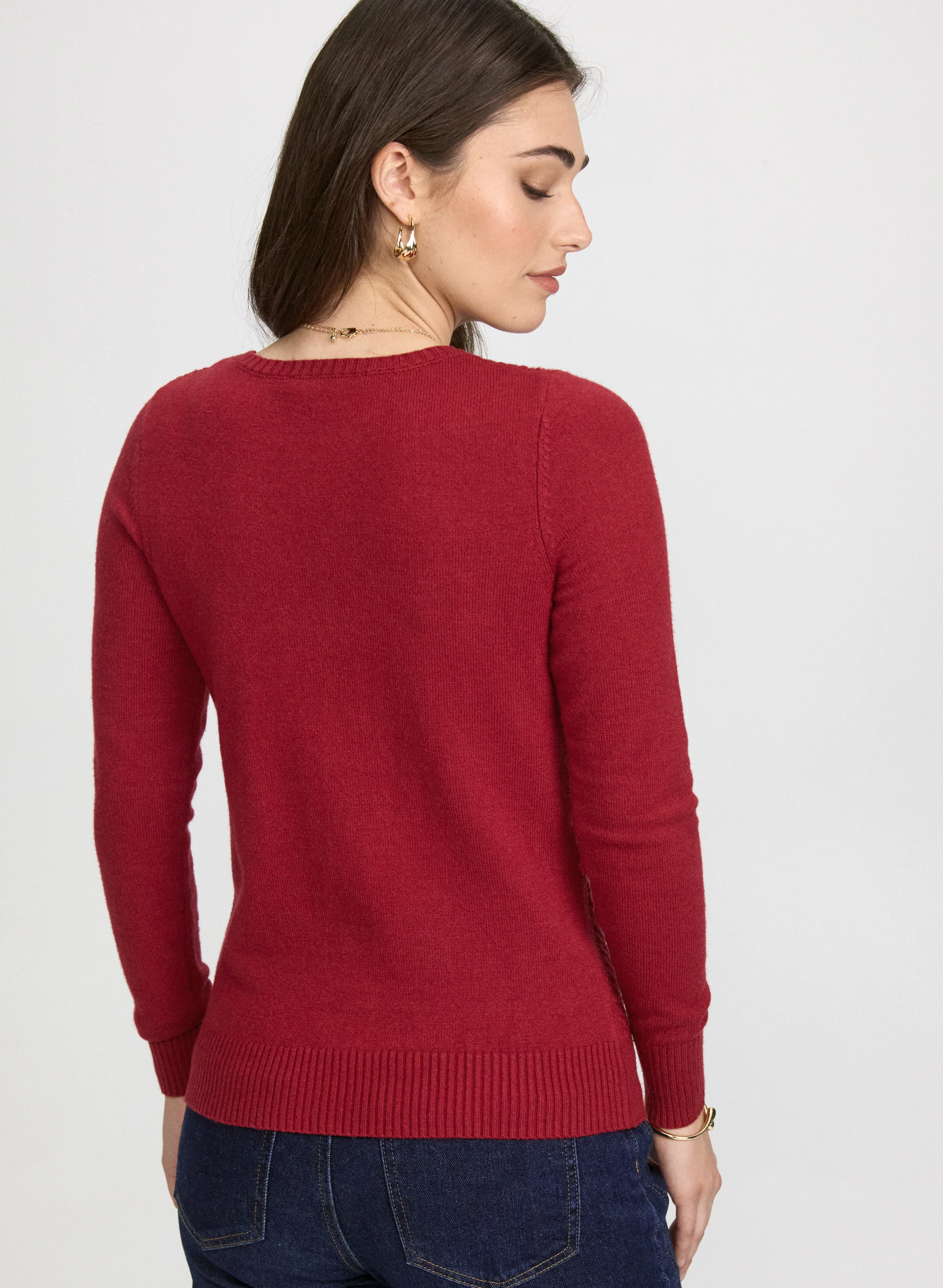 Cable Knit Sweater - Image 4