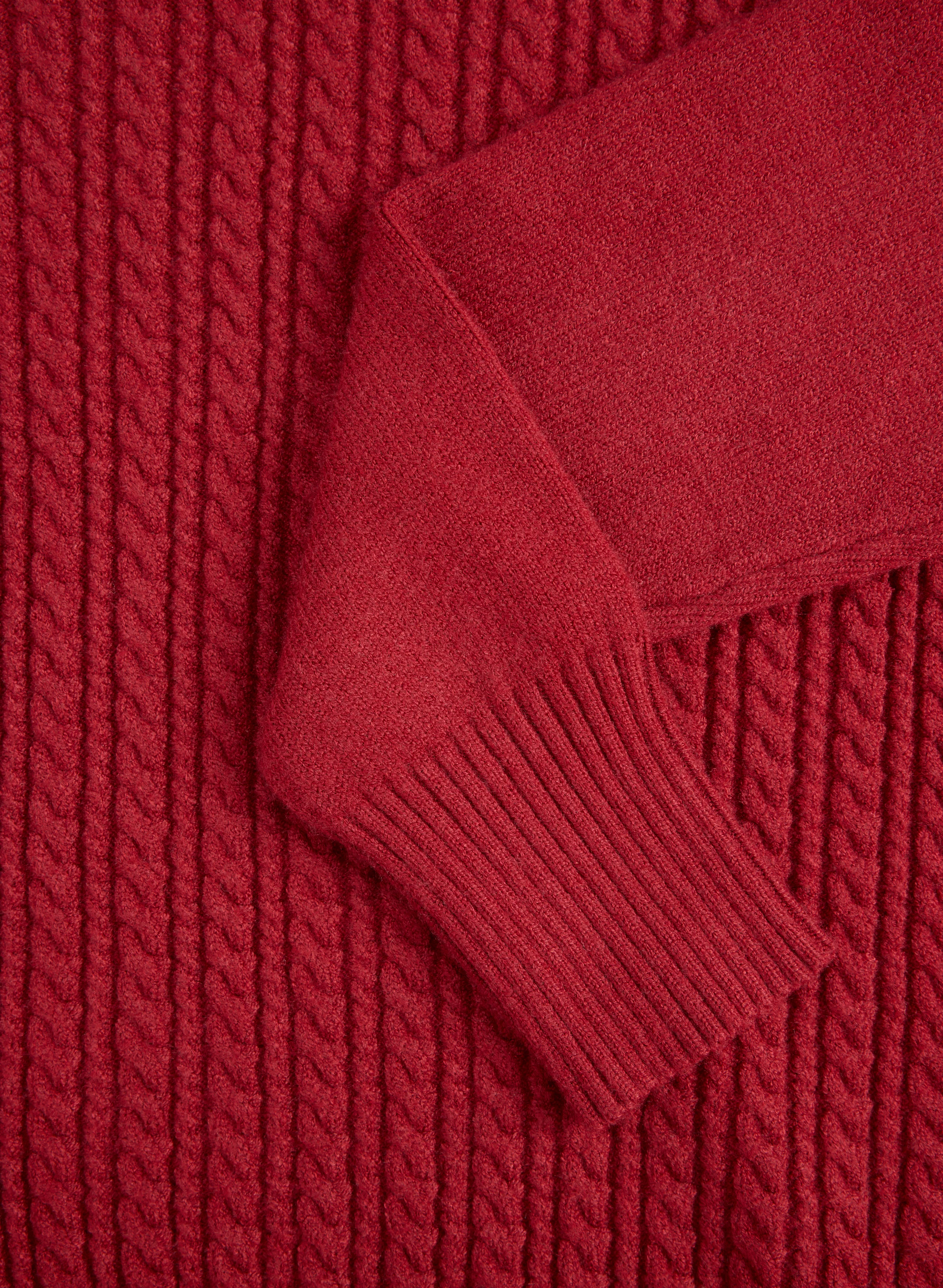 Cable Knit Sweater - Image 7