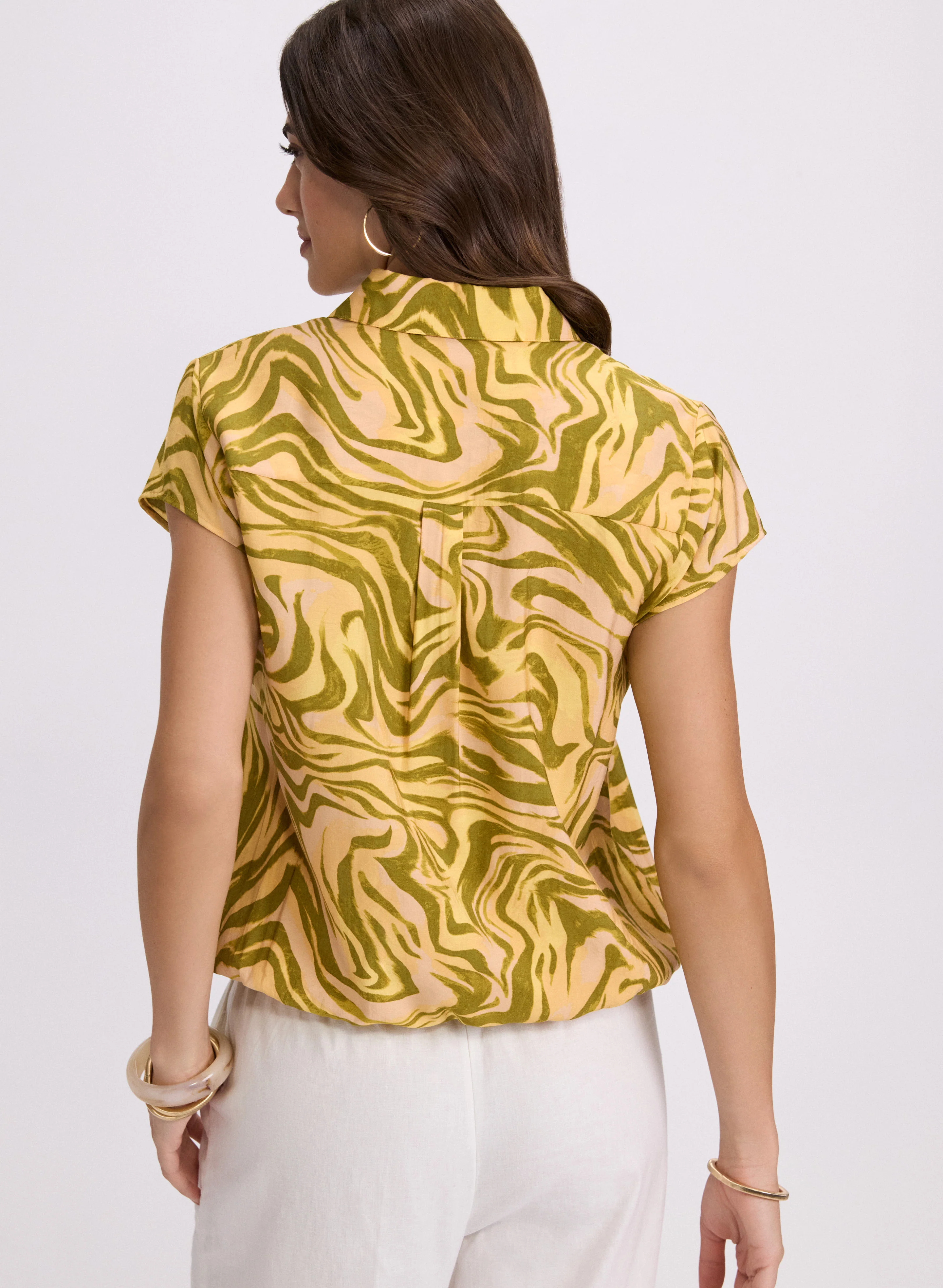Cap Sleeve Blouse - Image 4