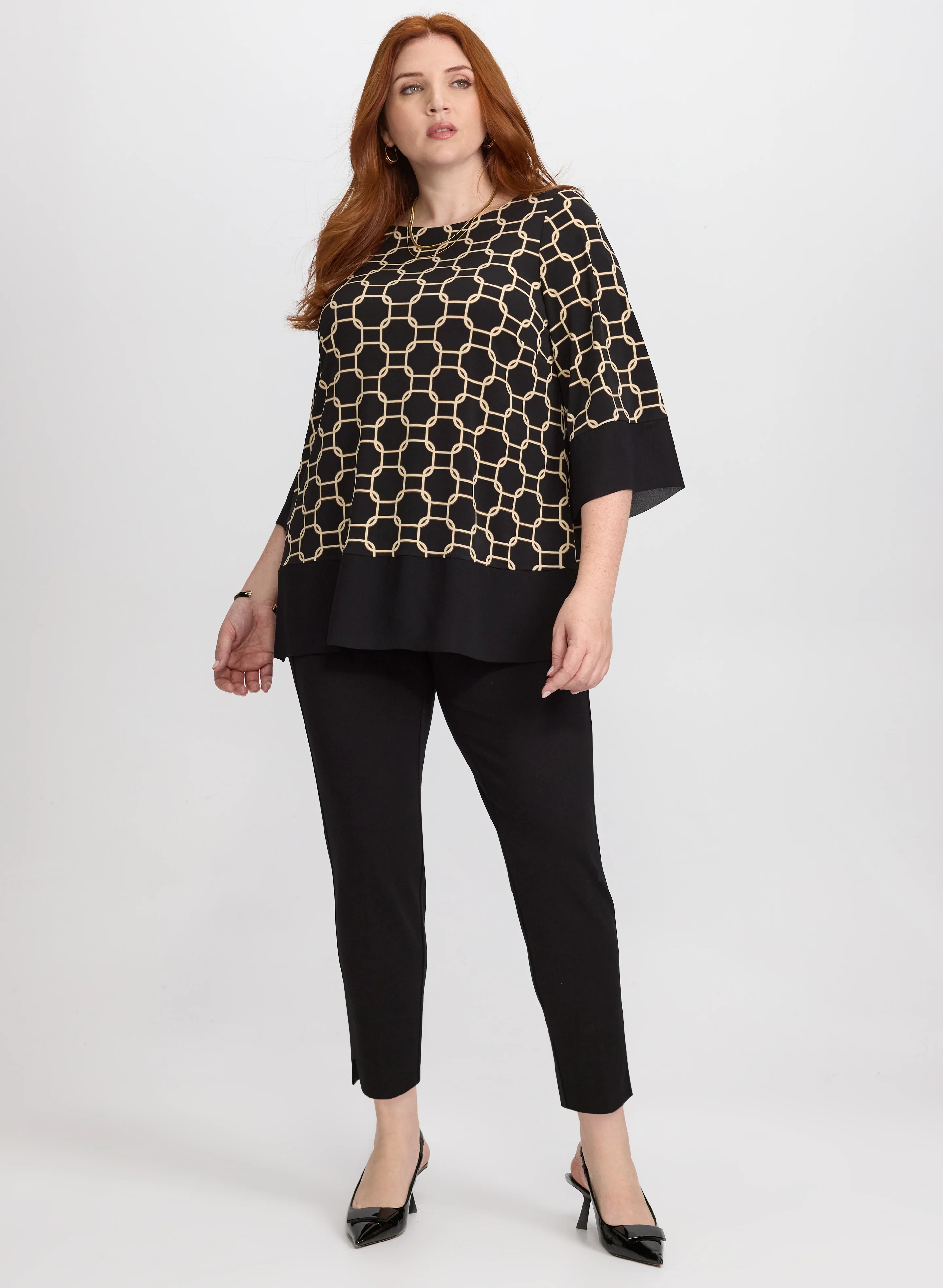 Chain Print Blouse - Image 3