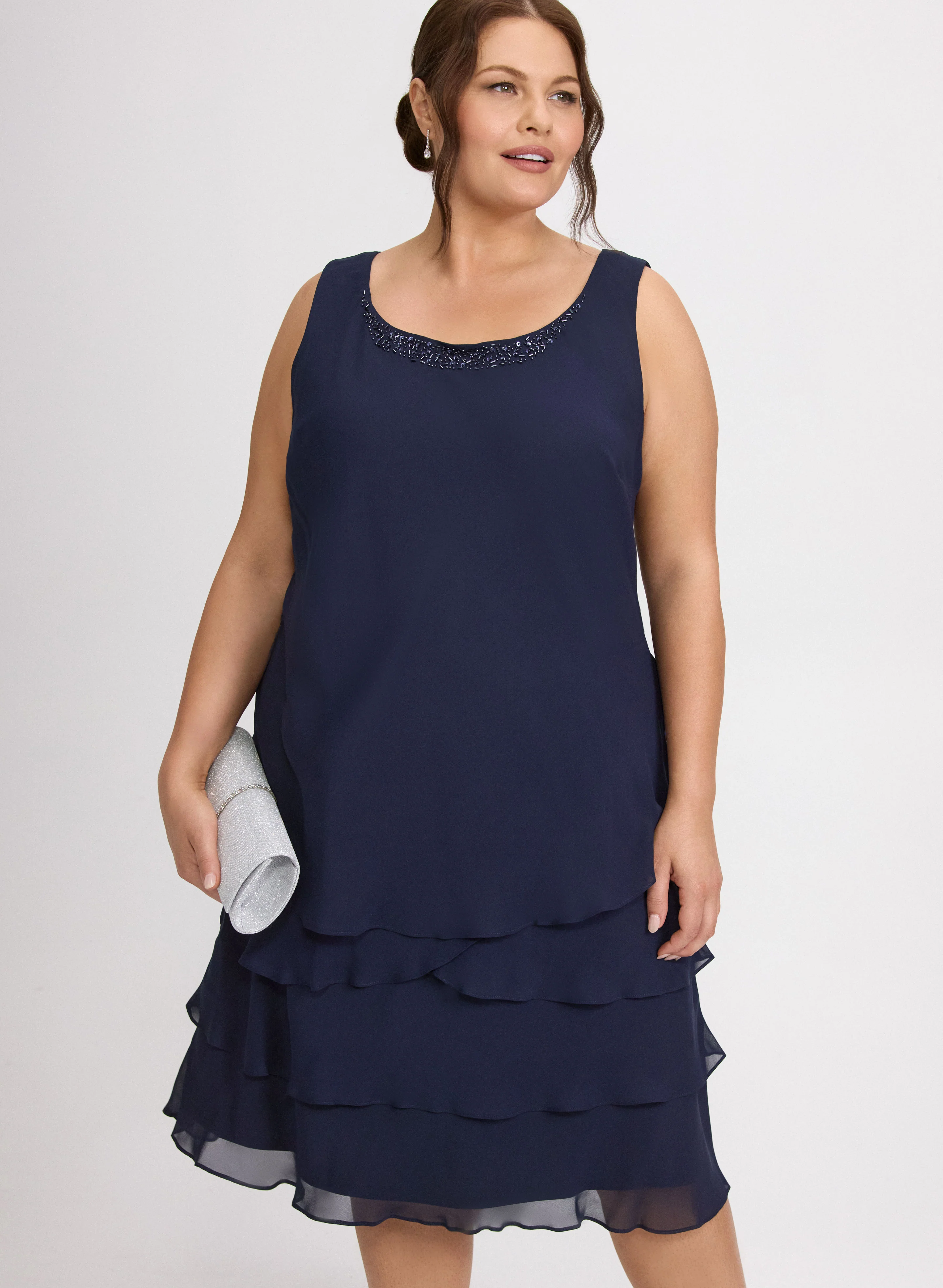 Chiffon Jacket & Dress Set - Image 6