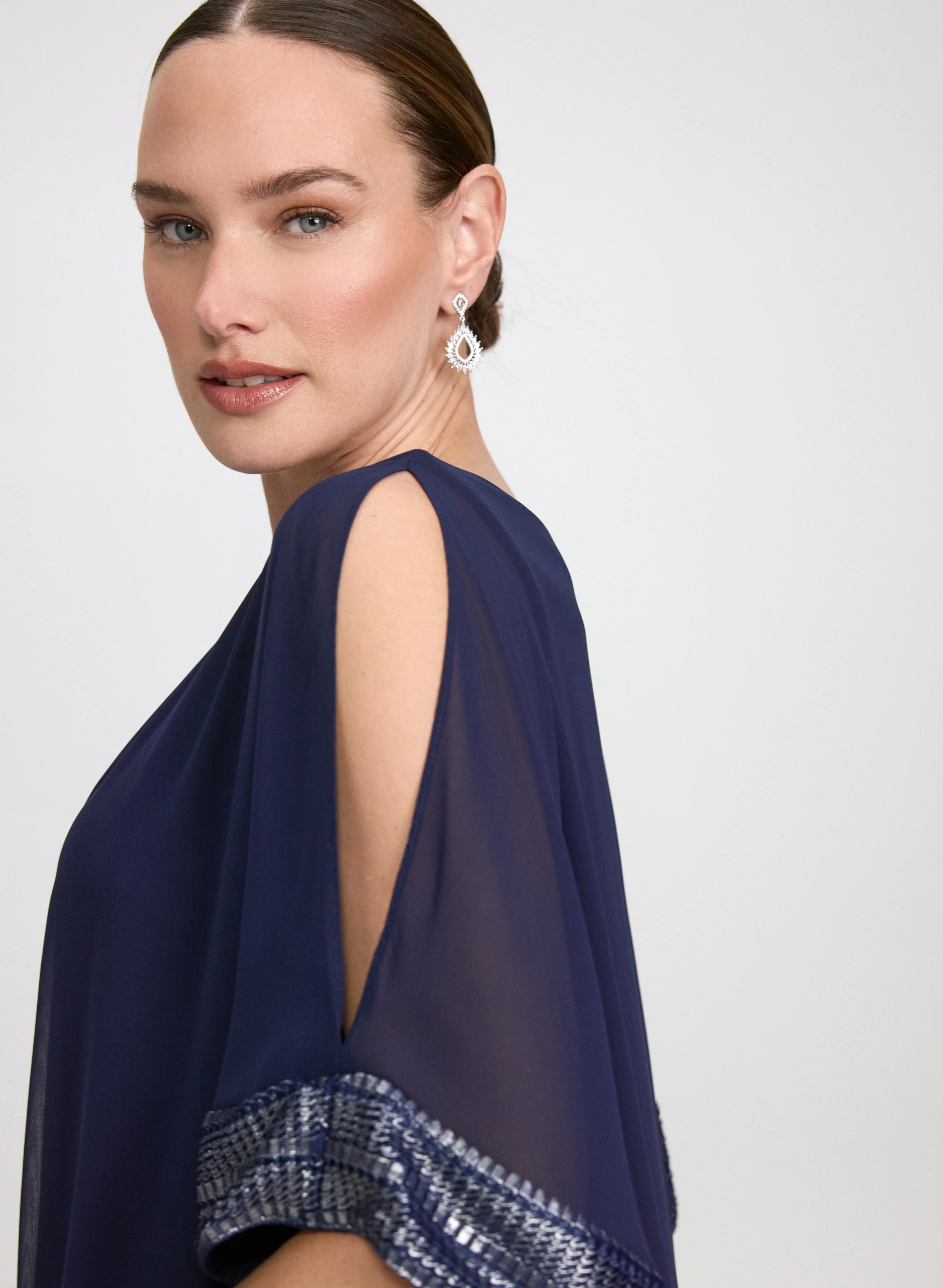 Chiffon Overlay Dress - Image 5