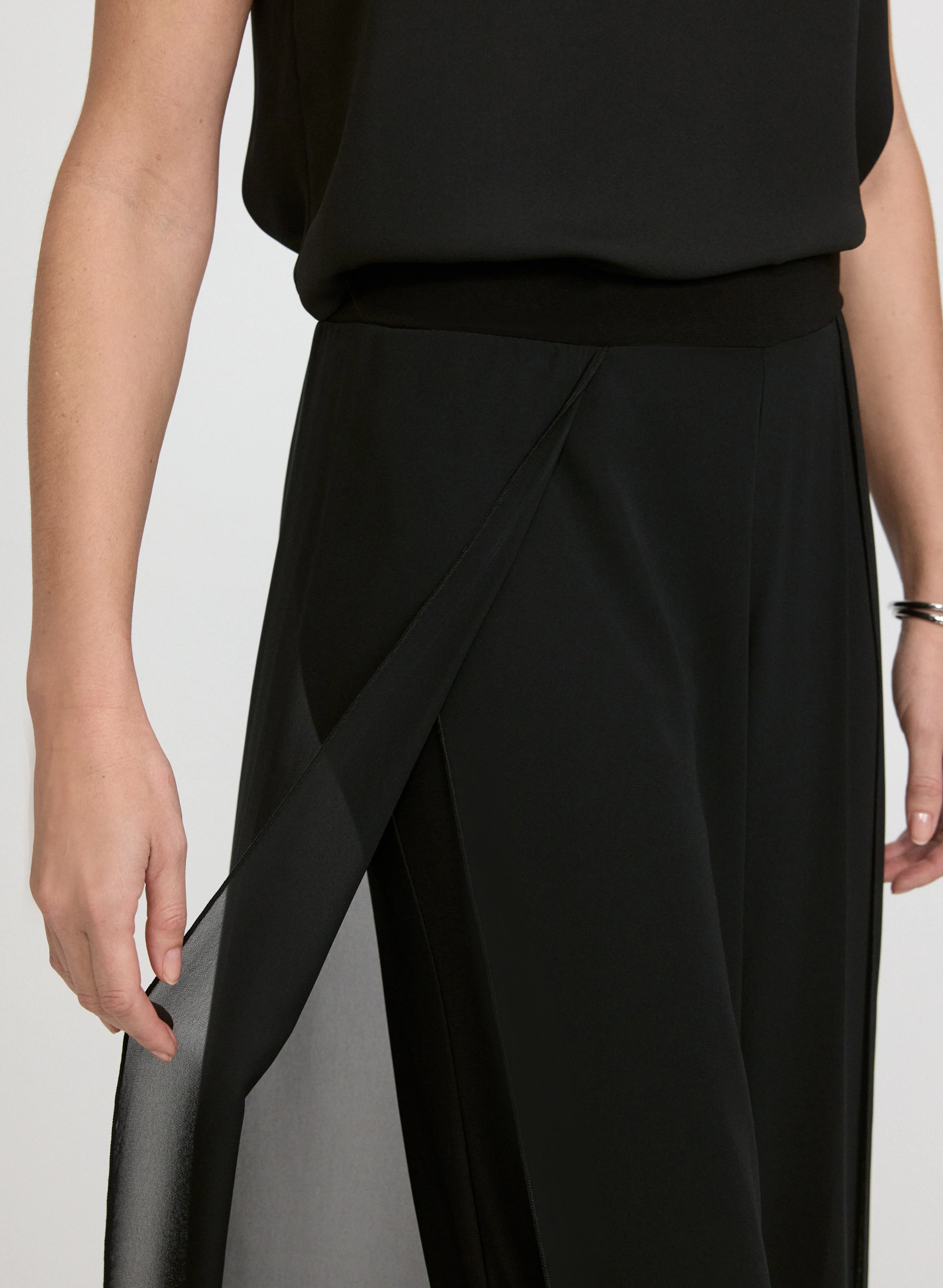 Chiffon Overlay Pants - Image 5