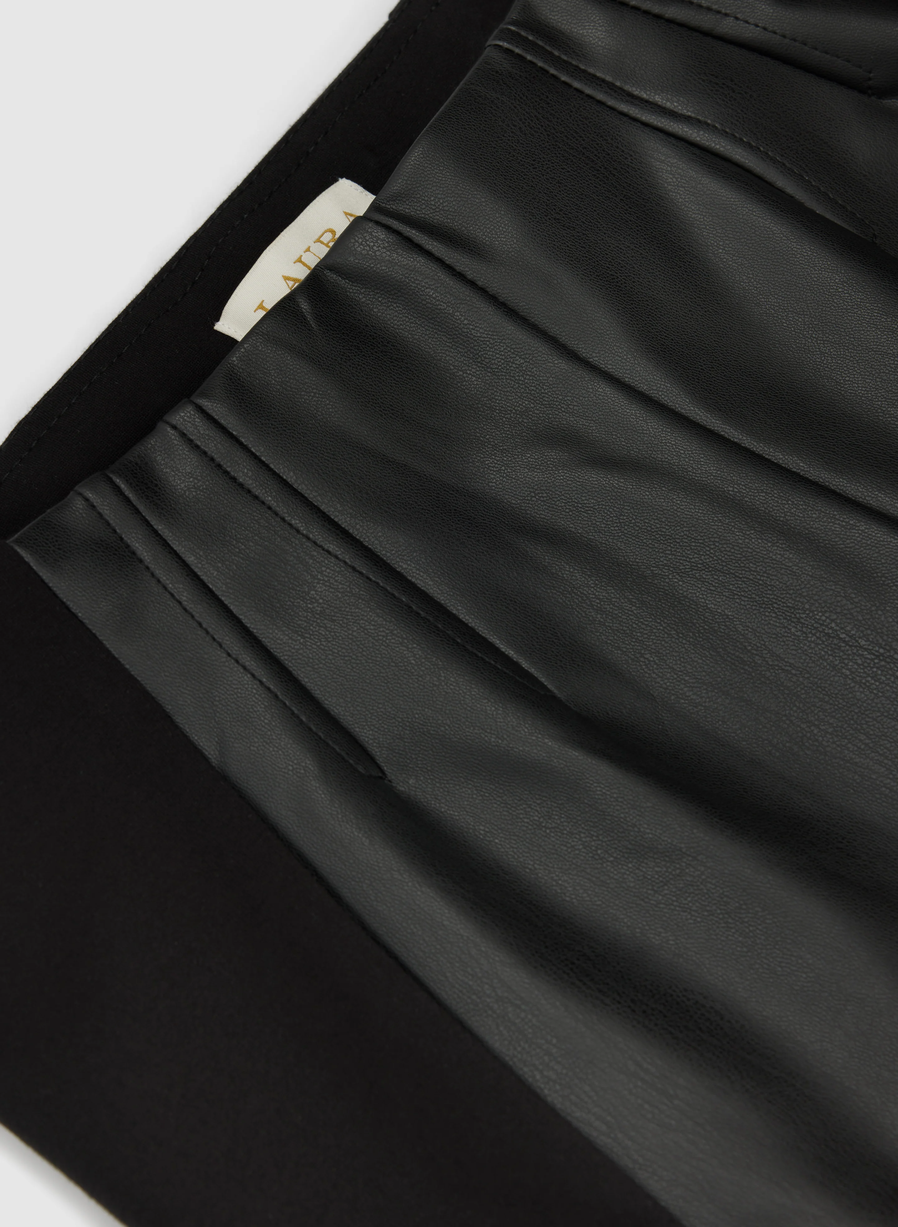 Chloe Vegan Leather Leggings - Image 8
