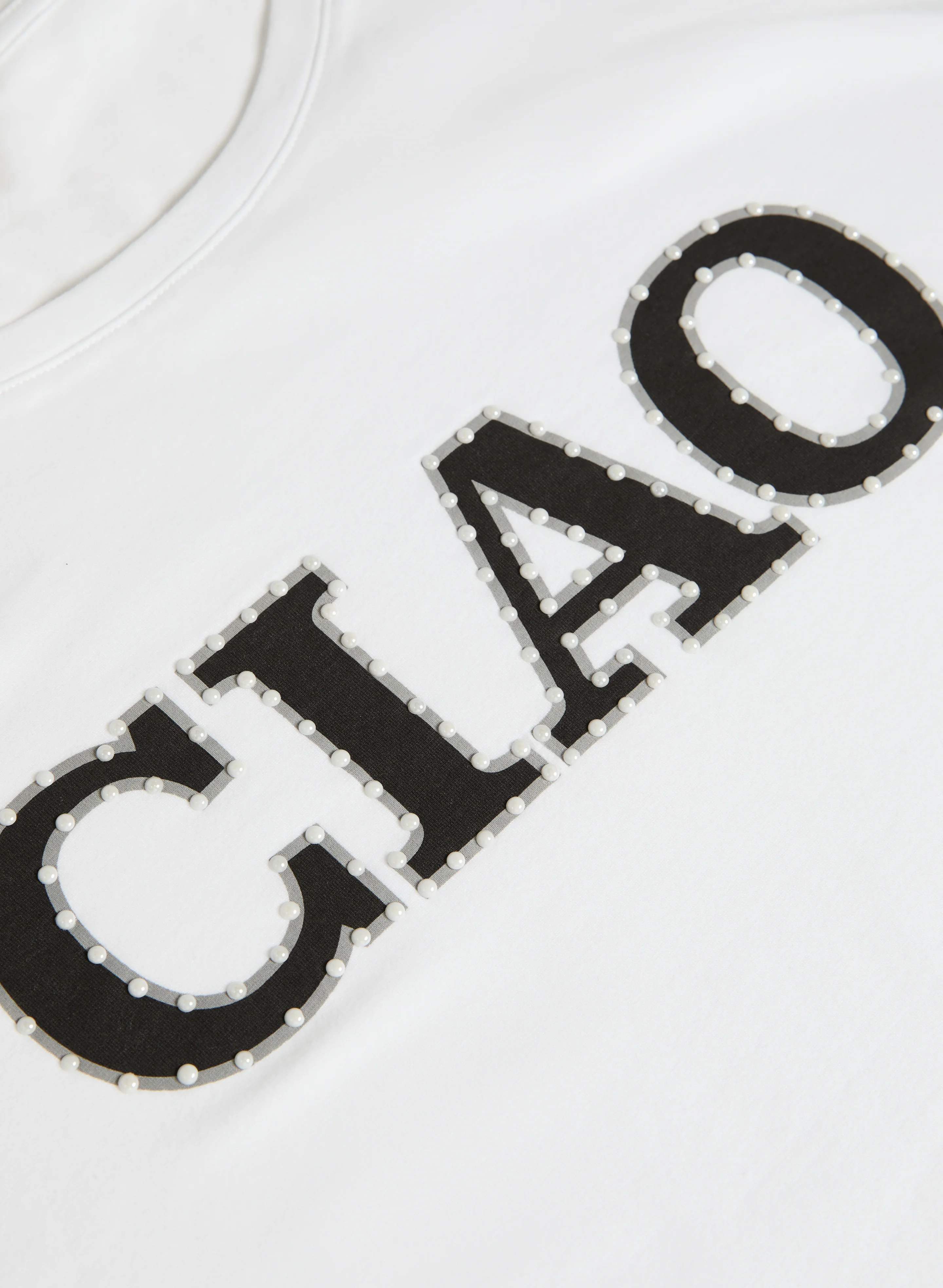 'Ciao' Cotton & Modal T-Shirt - Image 7