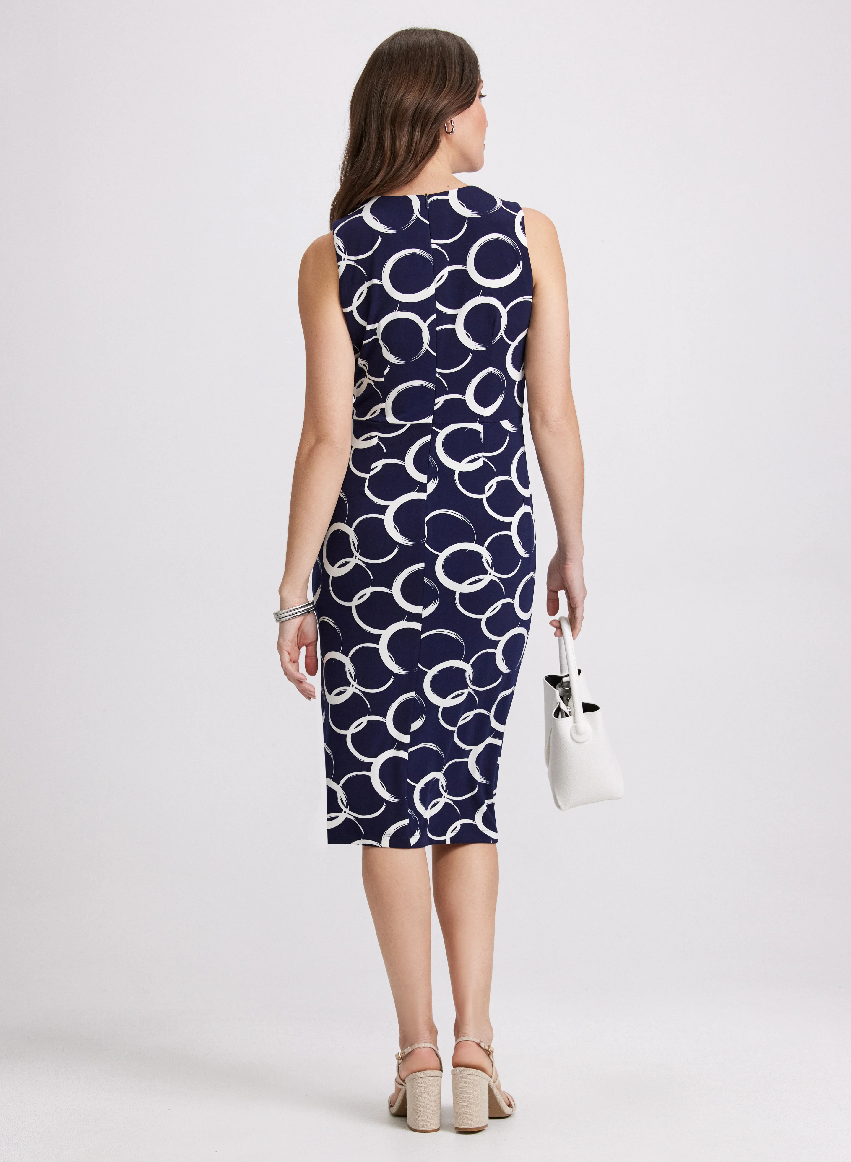 Circle Print Dress - Image 4