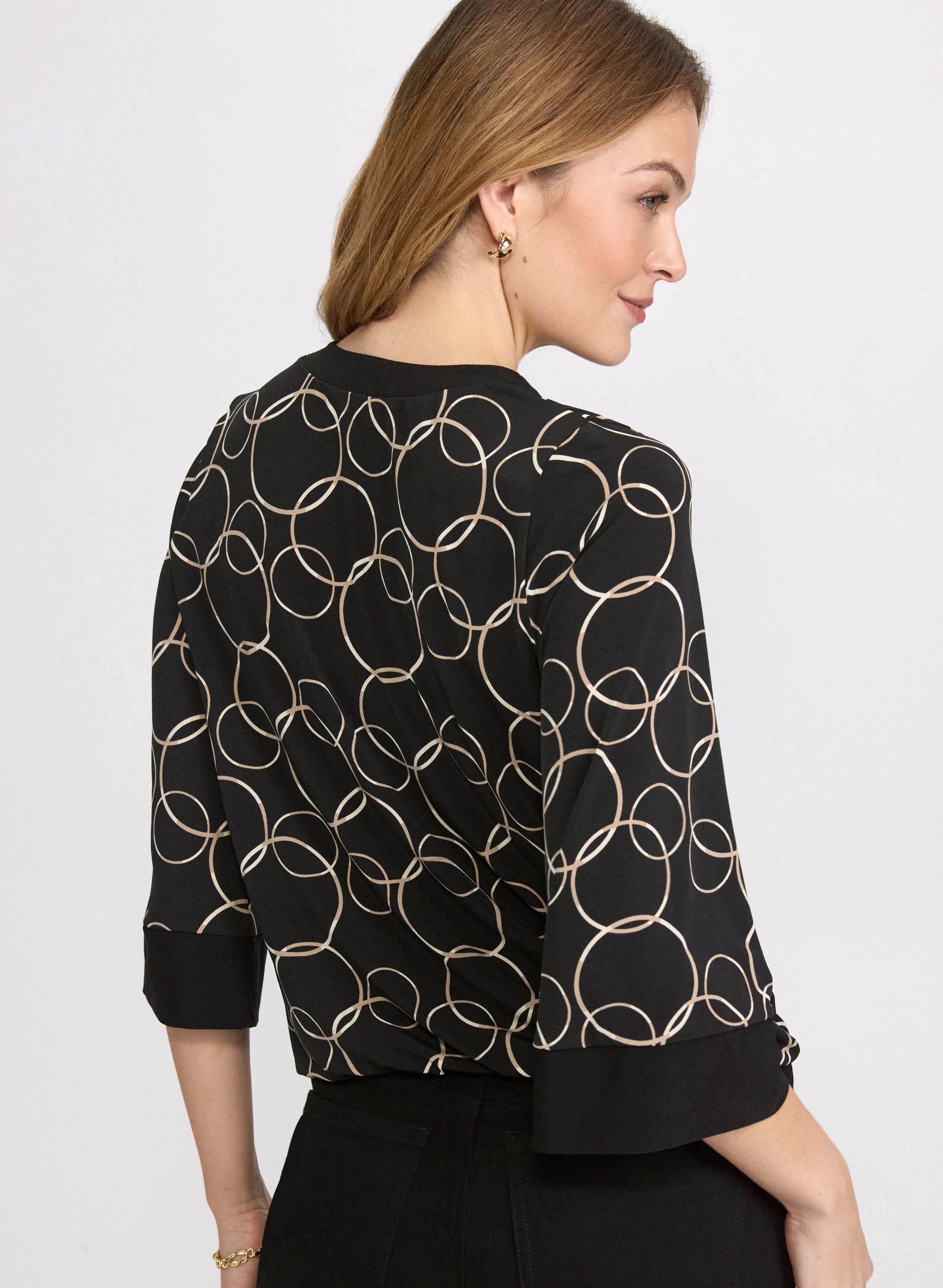 Circle Print Top - Image 4