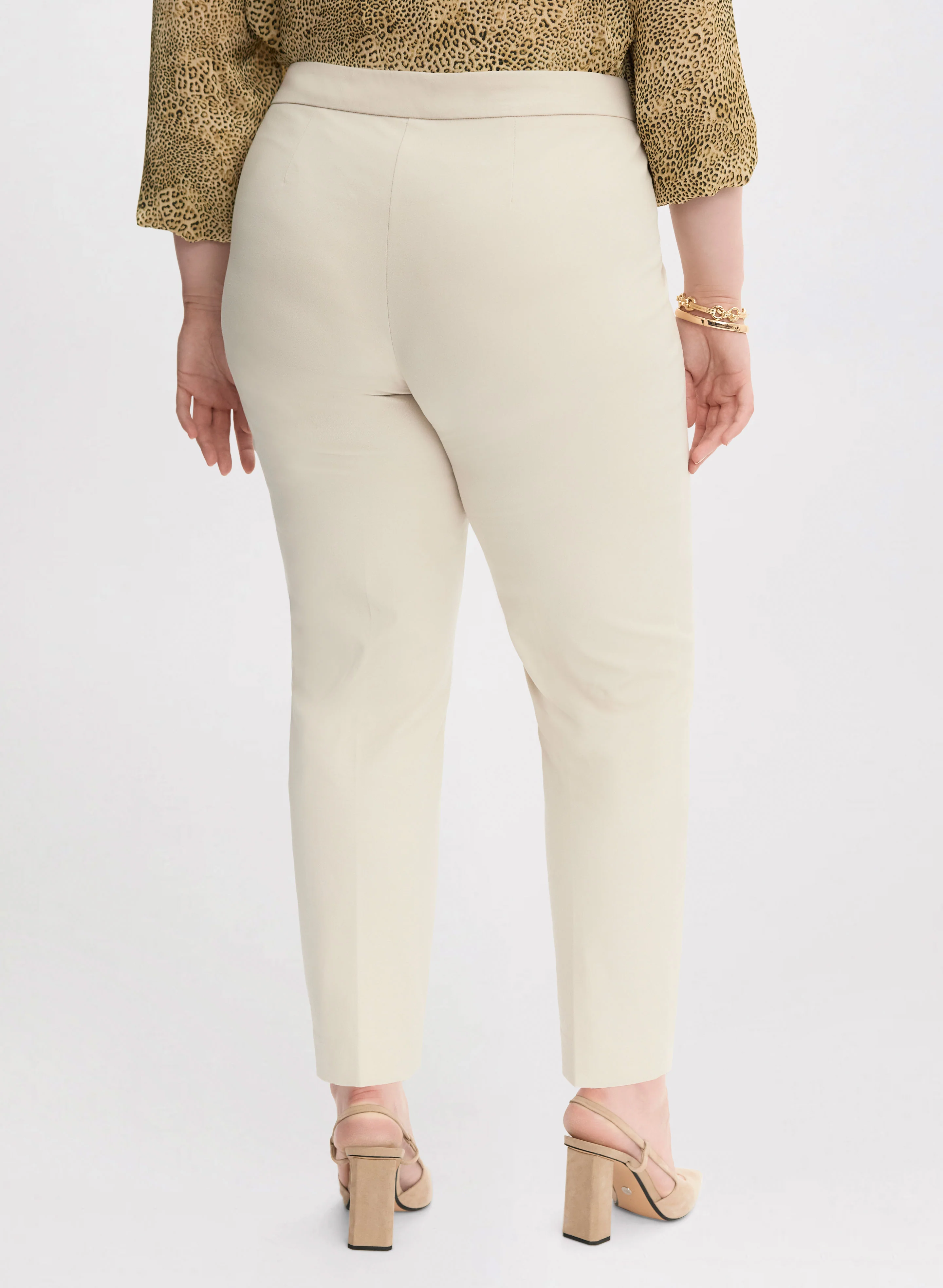 Emma Dart Detail Slim-Leg Pants – Regular - Image 2