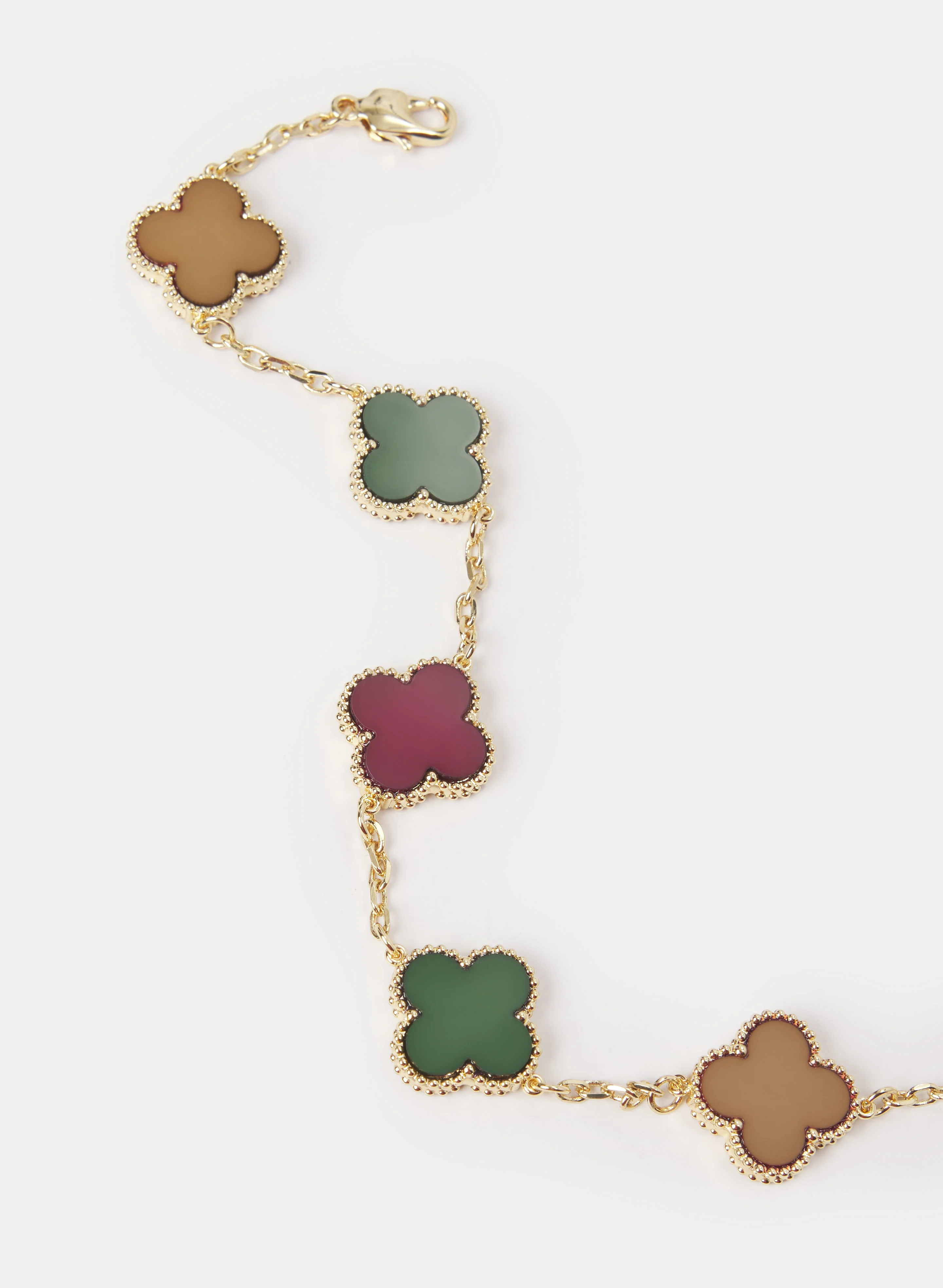 Clover Resin Bracelet - Image 2