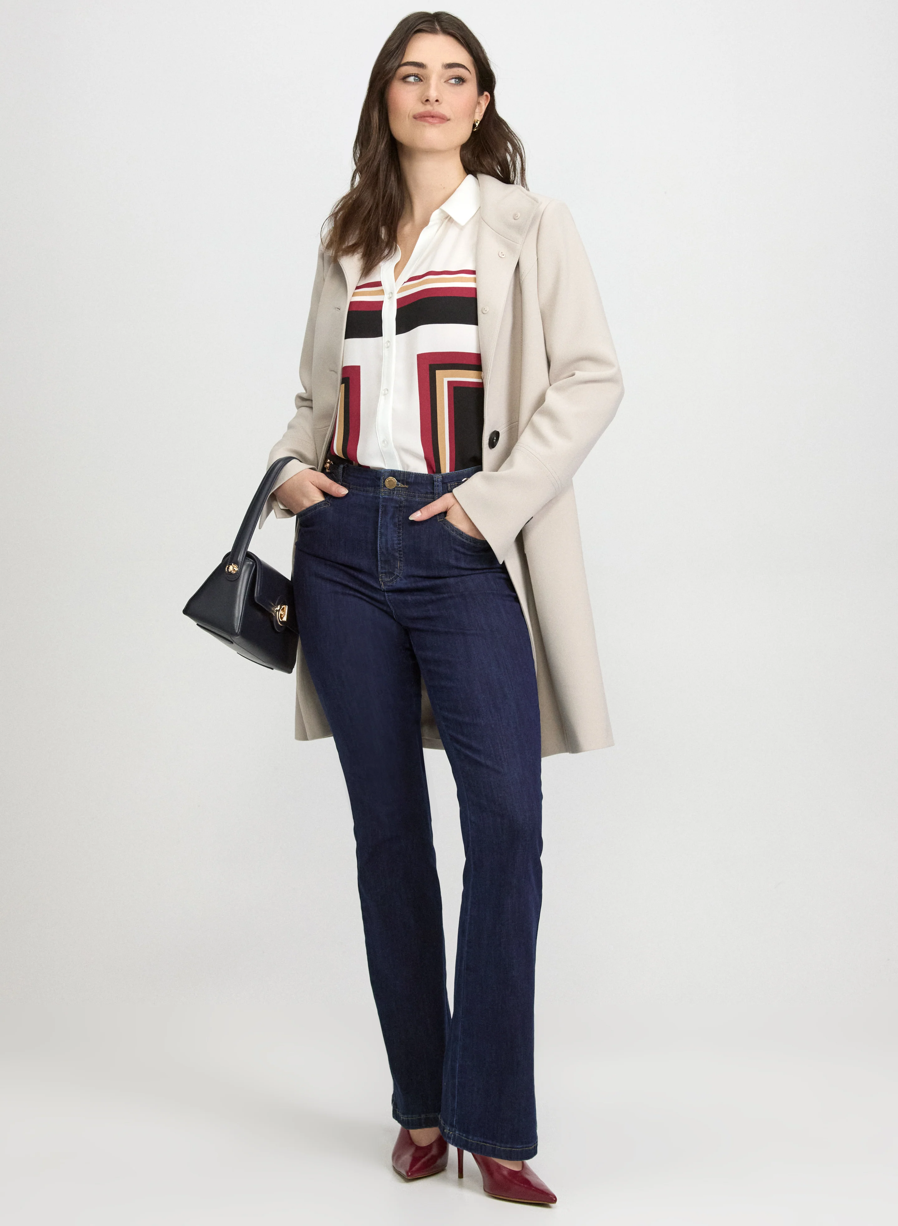 Colour Block Blouse - Image 2