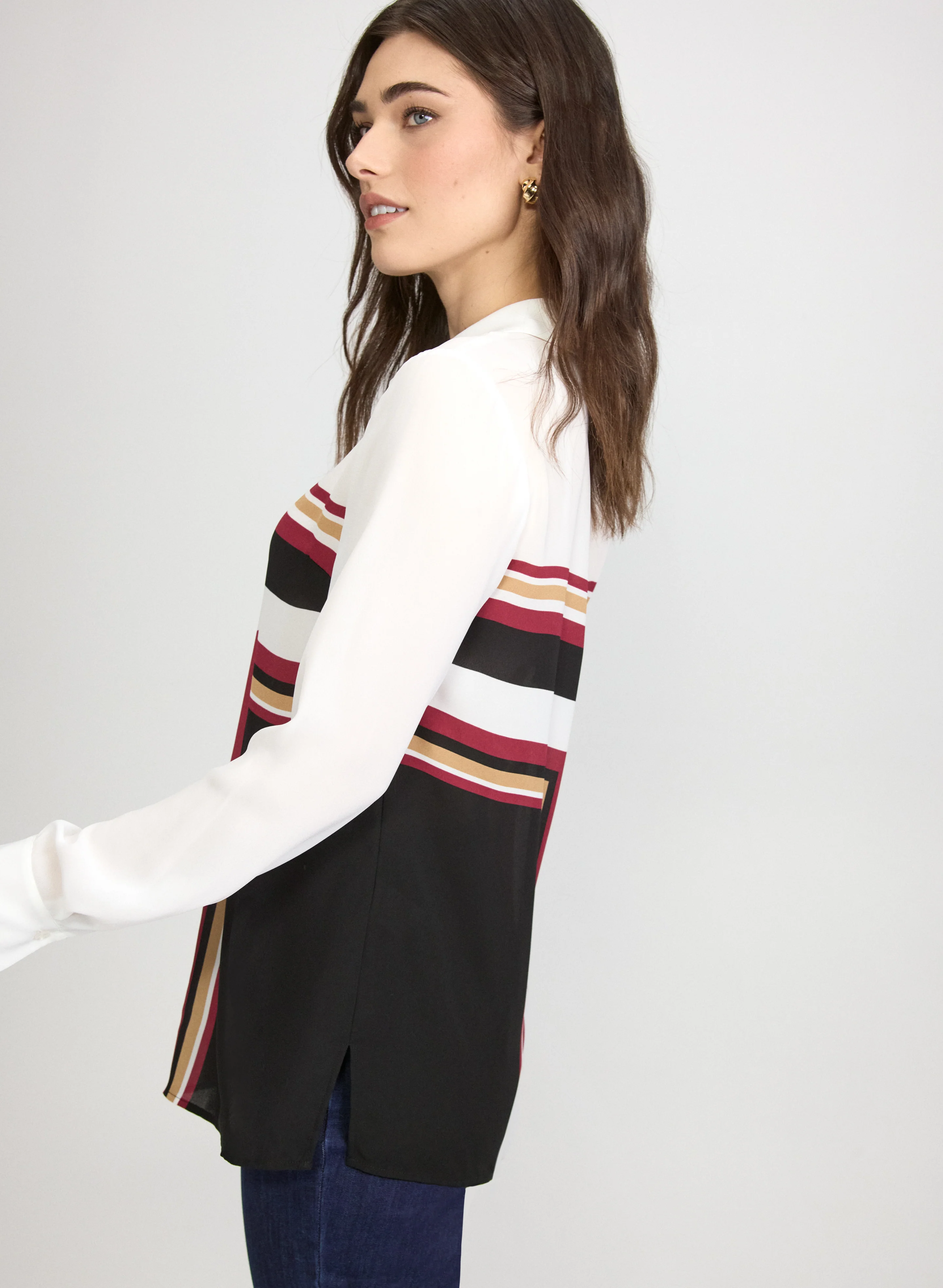 Colour Block Blouse - Image 7