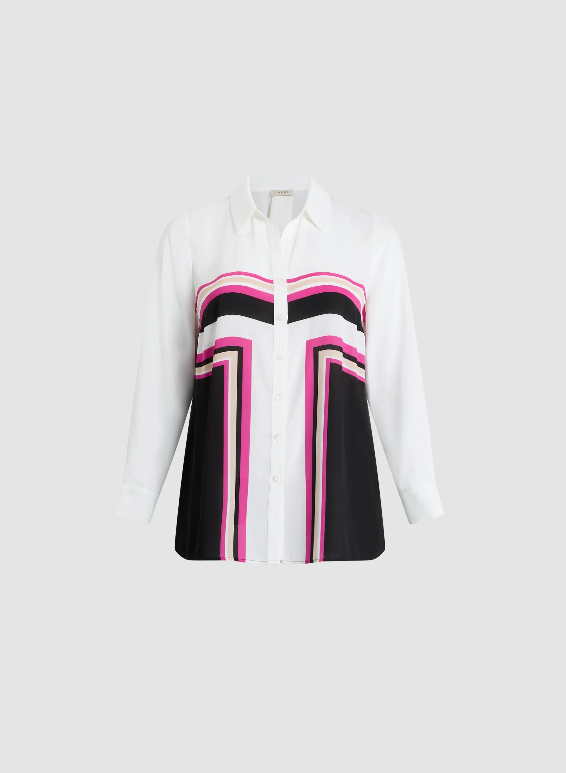 Colour Block Button-Down Shirt - Image 6