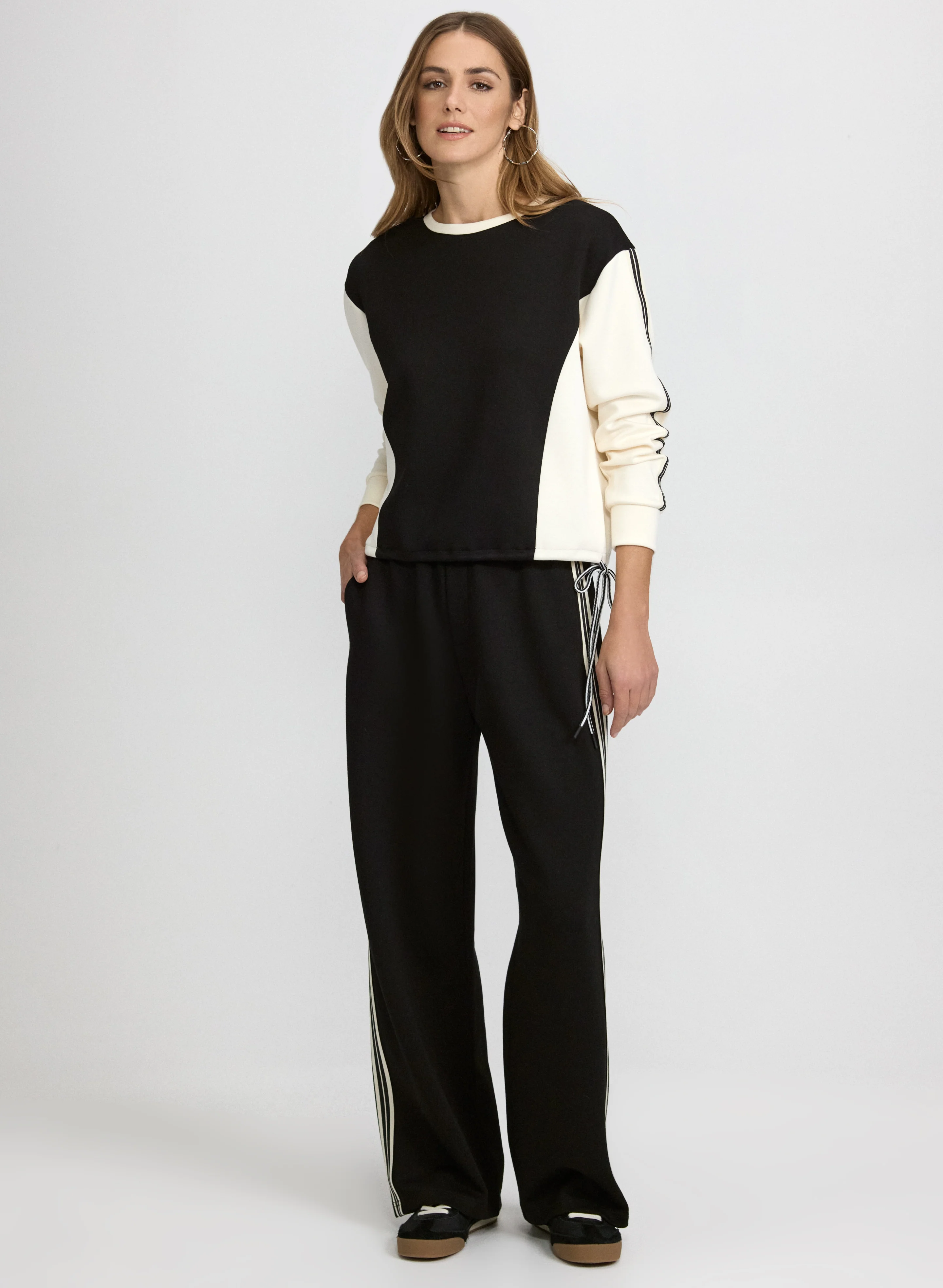 Colour Block Scuba Top - Image 3